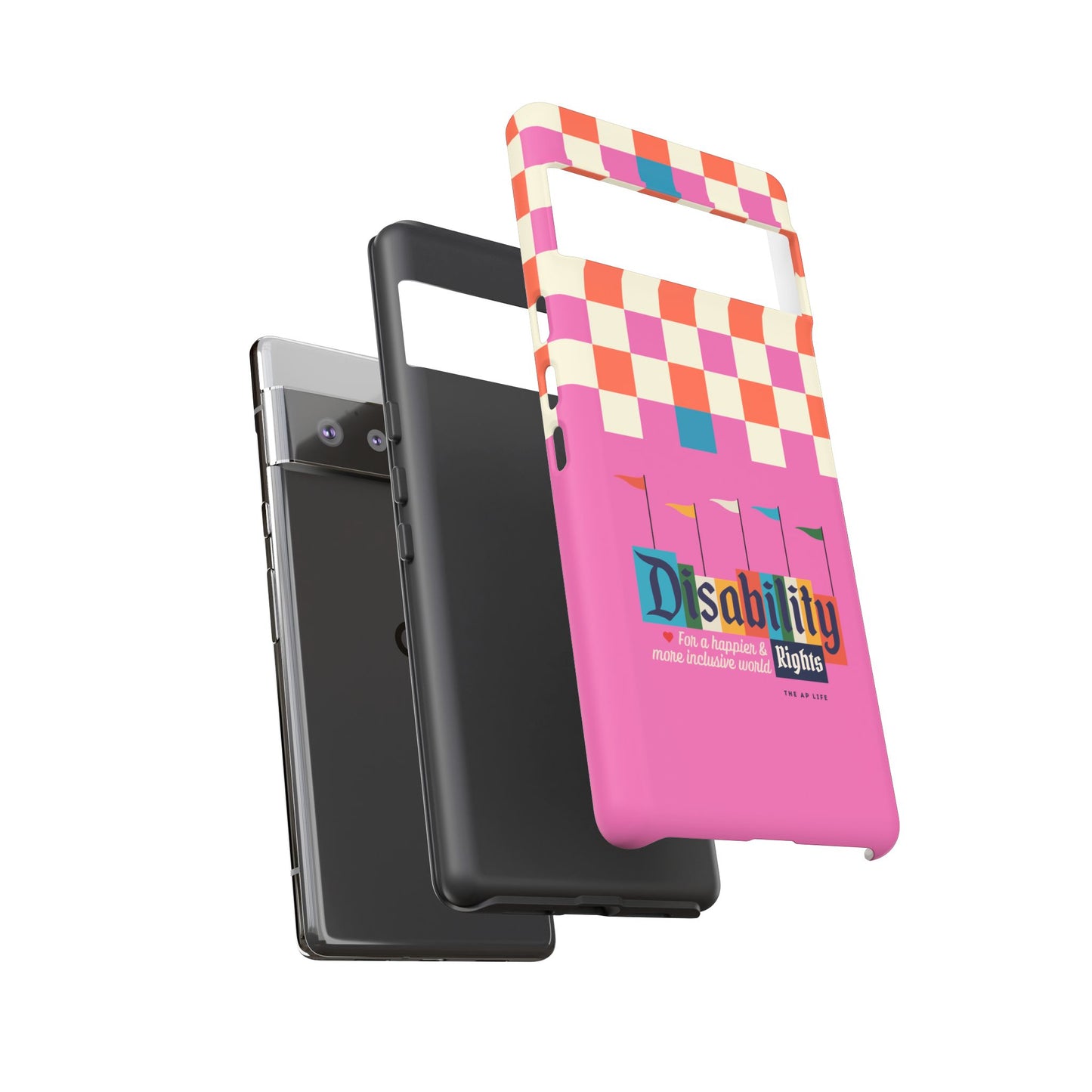 Disability Rights for a Happier & More Inclusive World - Android Phone Case for Google Pixel & Samsung Phones