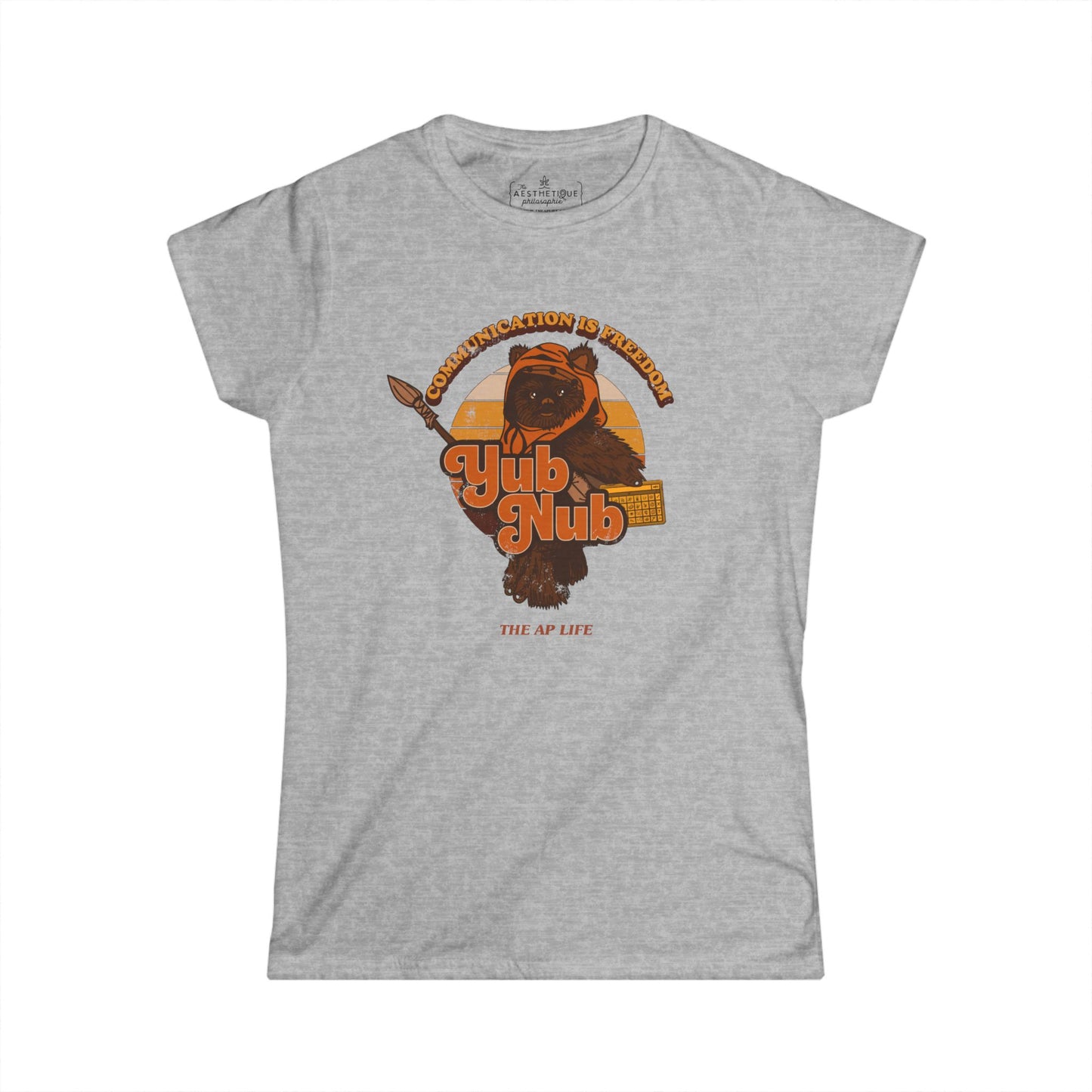 Communication is Freedom - Yub Nub - AAC - Women's Softstyle Tee