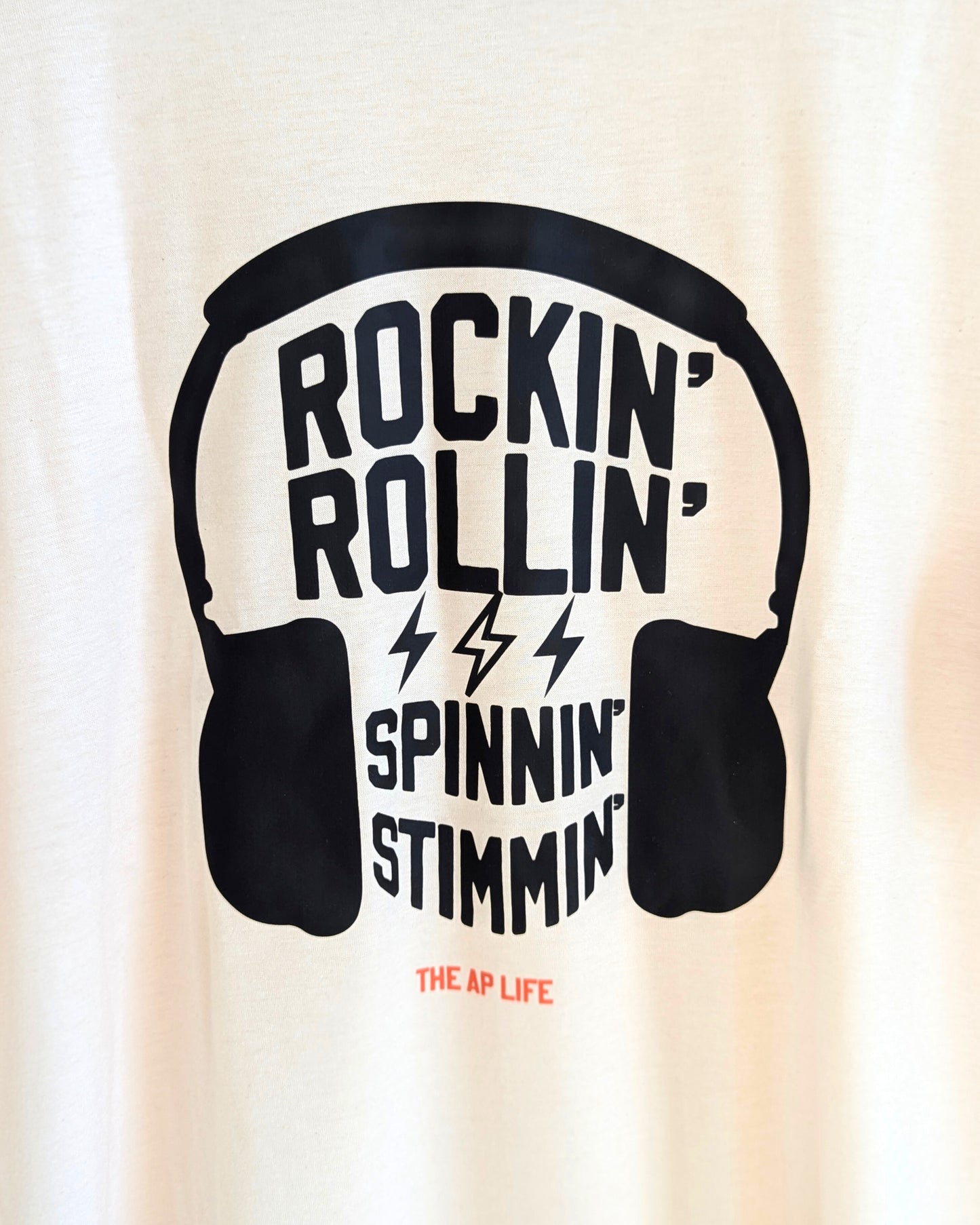 Rockin' Rollin' Spinnin' Stimmin' Unisex Ringer Tee