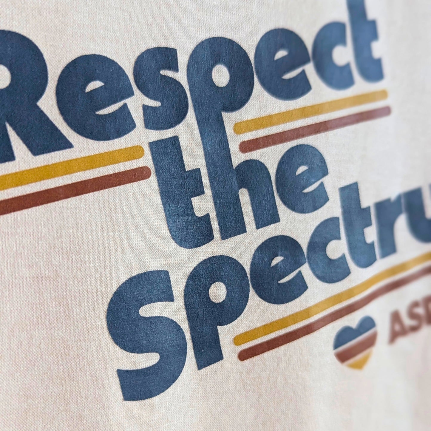 Women's Retro Vibe Advocacy Tee - Respect The Spectrum