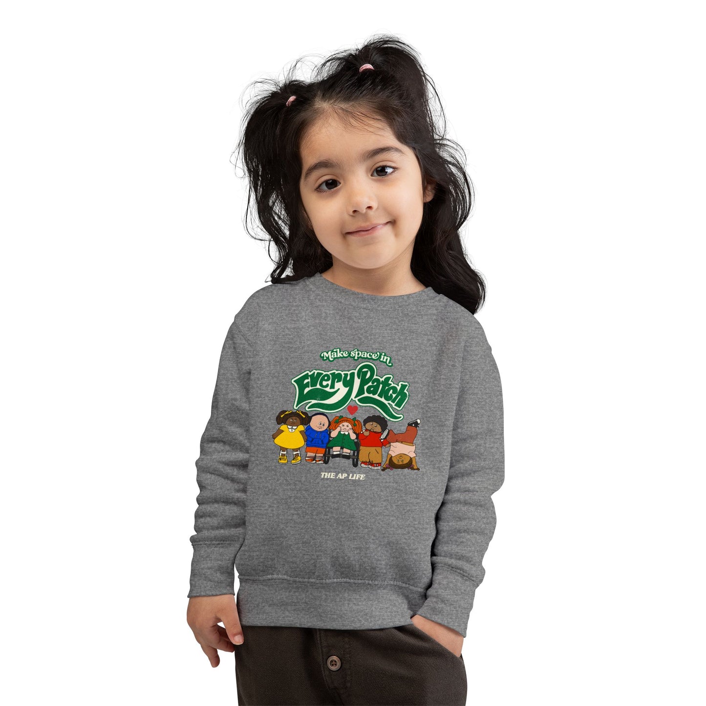 Make Space in Every Patch - Inclusion Matters - Toddler Sweatshirt