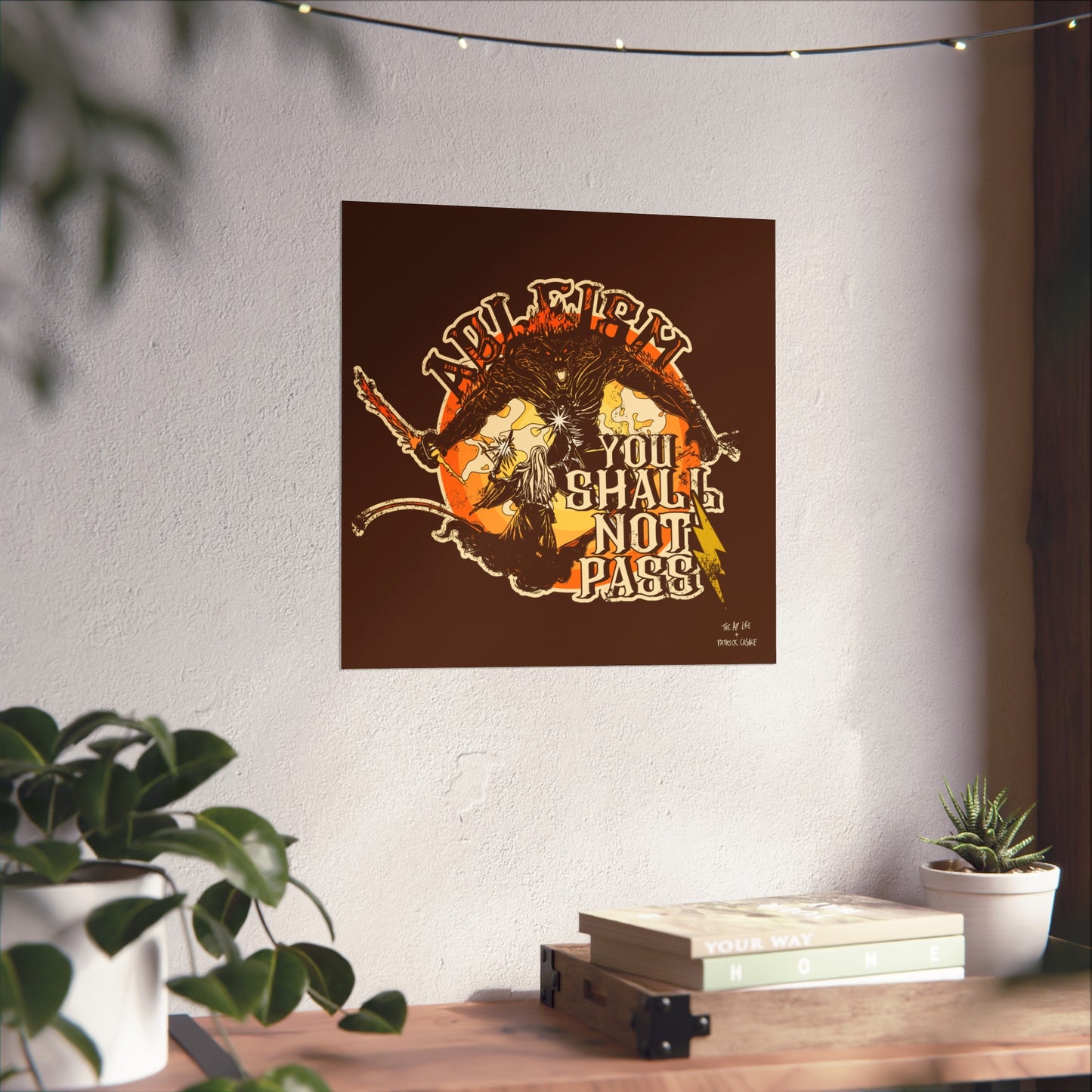 Ableism - You Shall Not Pass - LOTR - Fine Art Poster