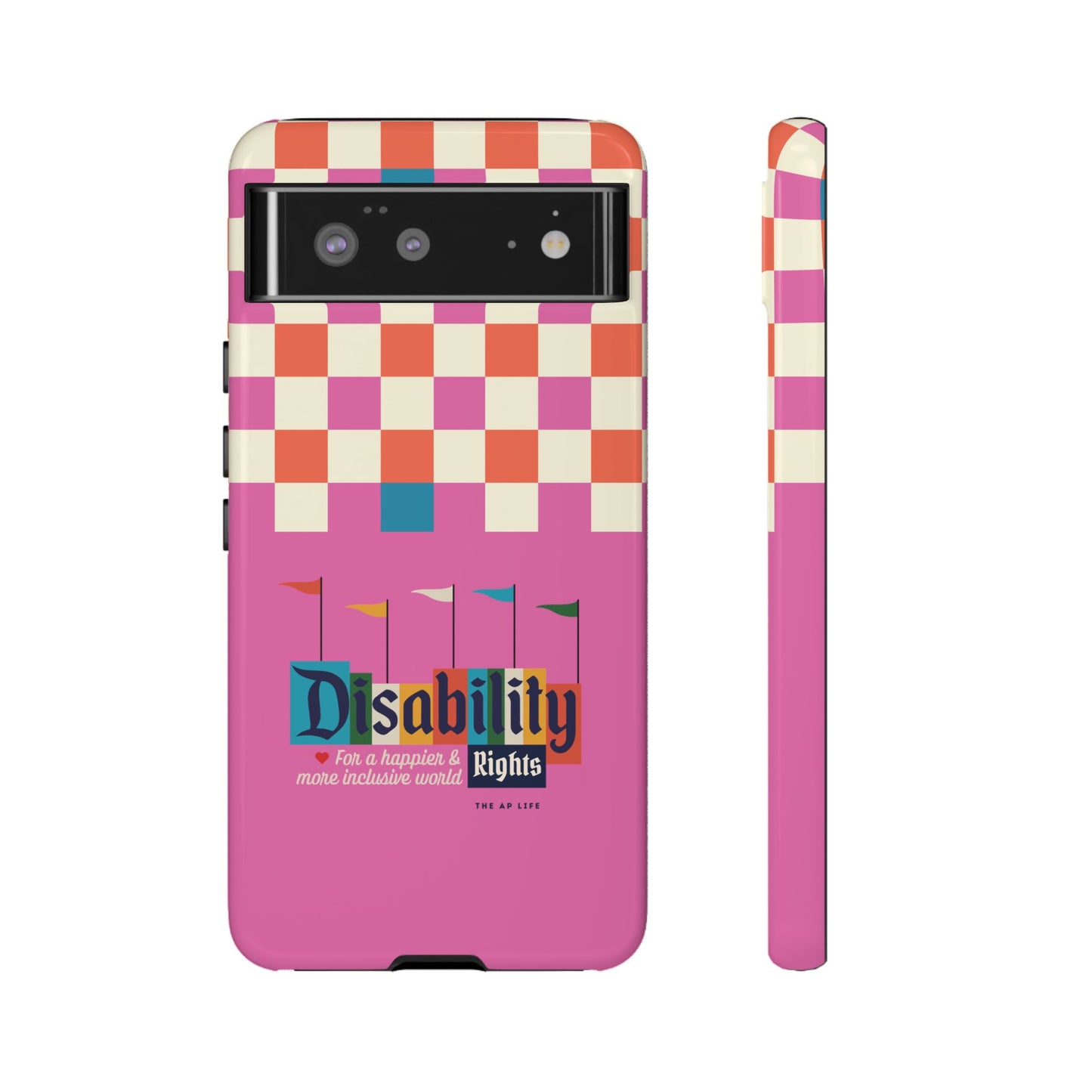 Disability Rights for a Happier & More Inclusive World - Android Phone Case for Google Pixel & Samsung Phones