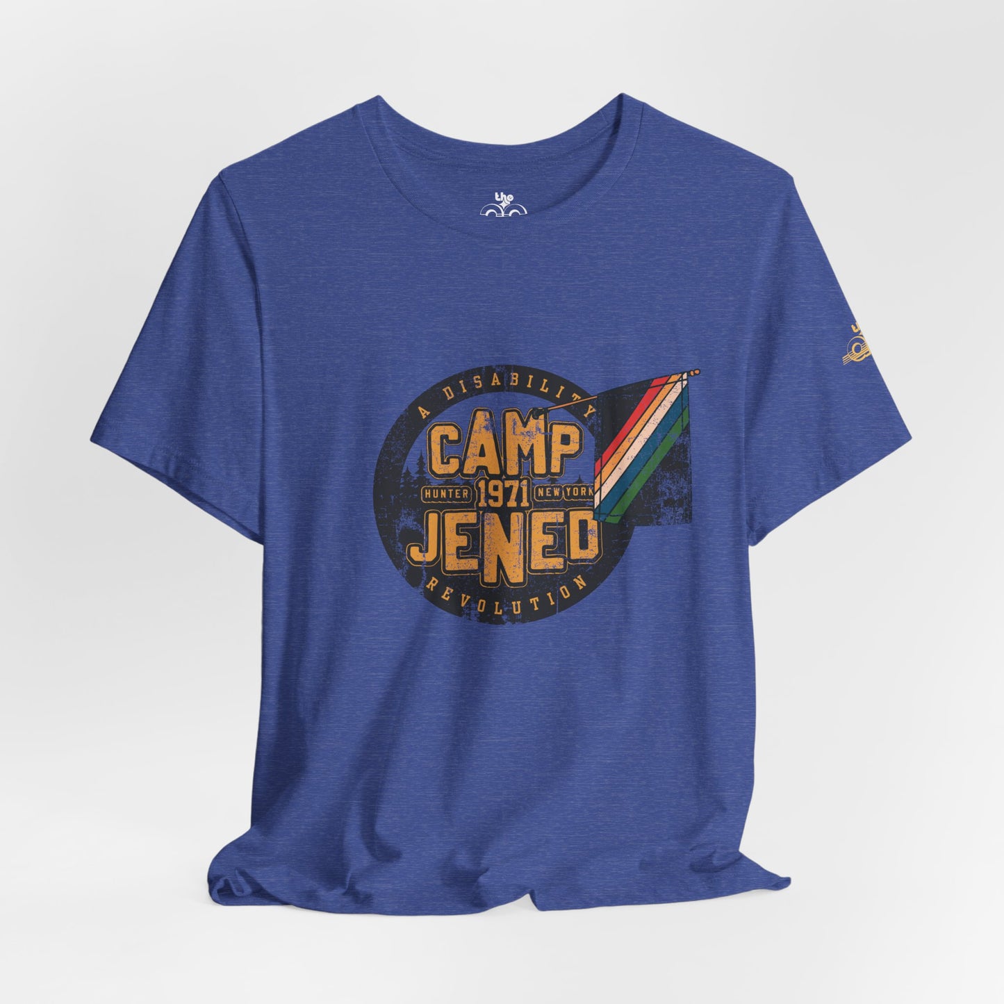 Camp Jened 1971 - A Disability Revolution - Adult Unisex Jersey Short Sleeve Tee