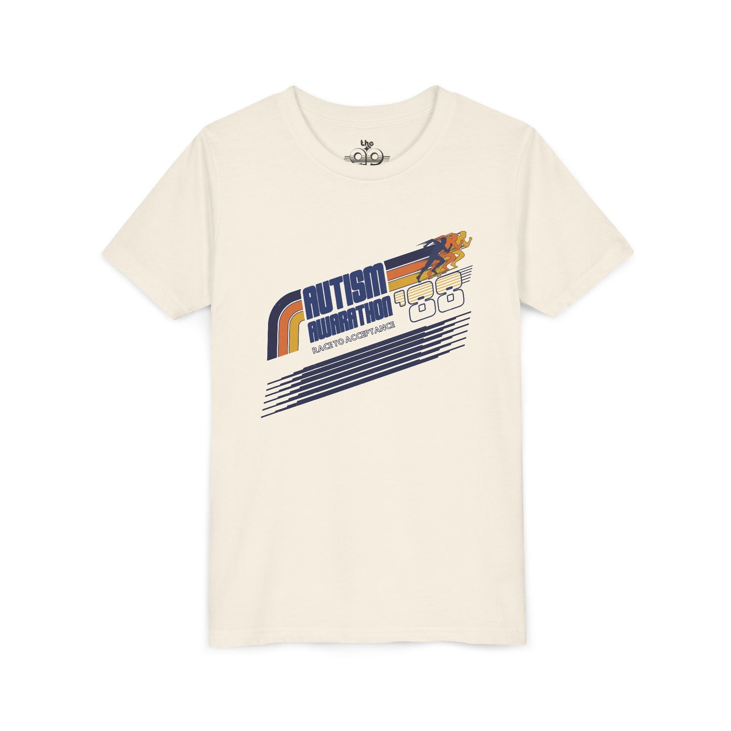 Autism Awarathon - Race to Acceptance - Youth Unisex Short Sleeve Tee