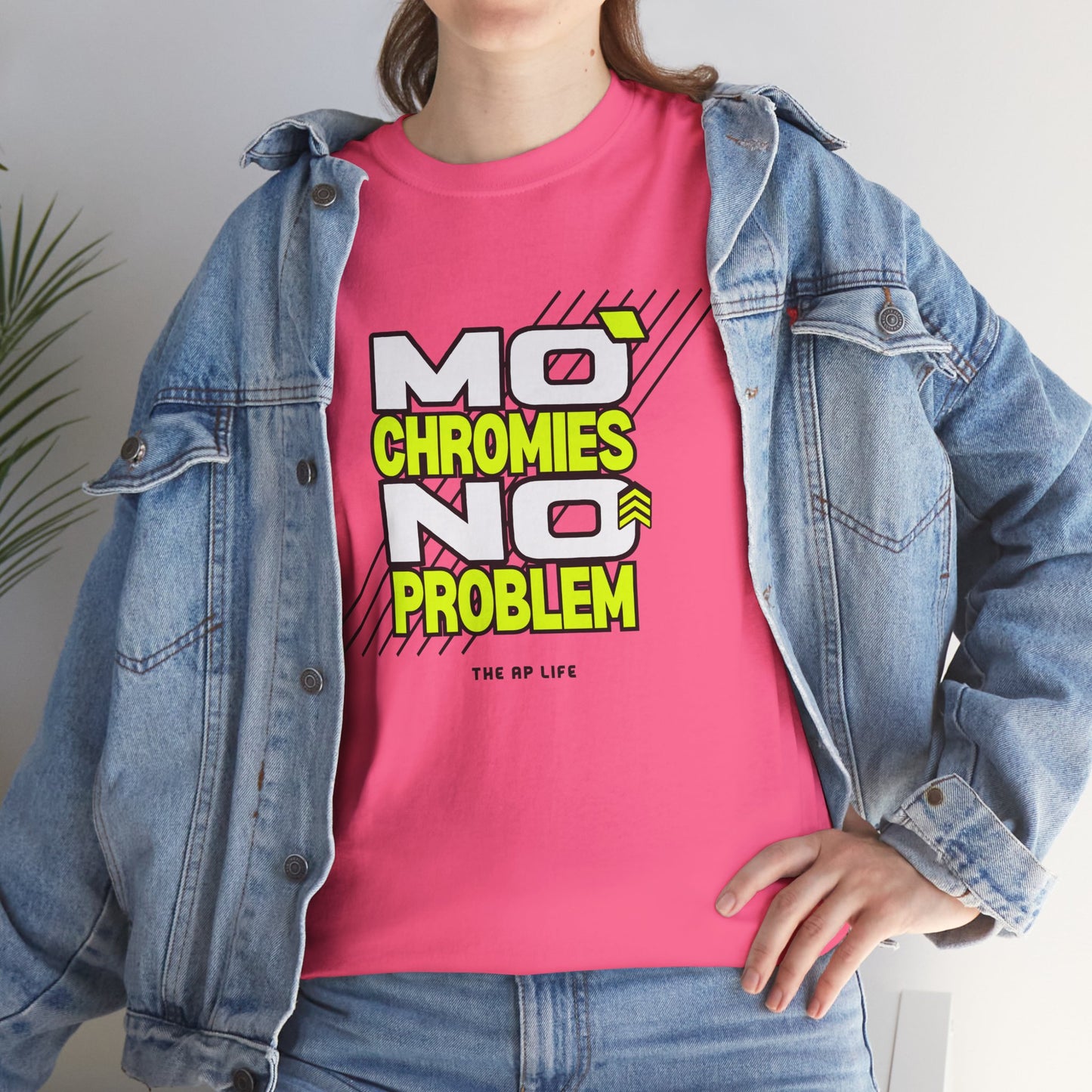 Mo' Chromies, No Problem DS Awareness - Adult Unisex Heavy Cotton Tee