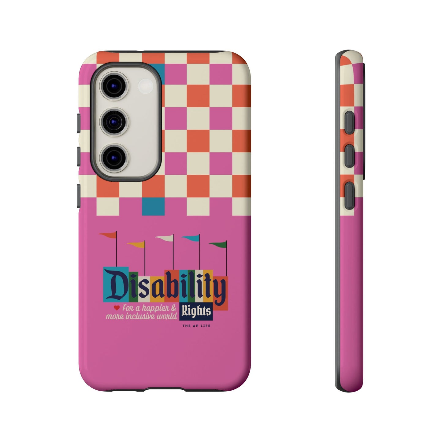 Disability Rights for a Happier & More Inclusive World - Android Phone Case for Google Pixel & Samsung Phones