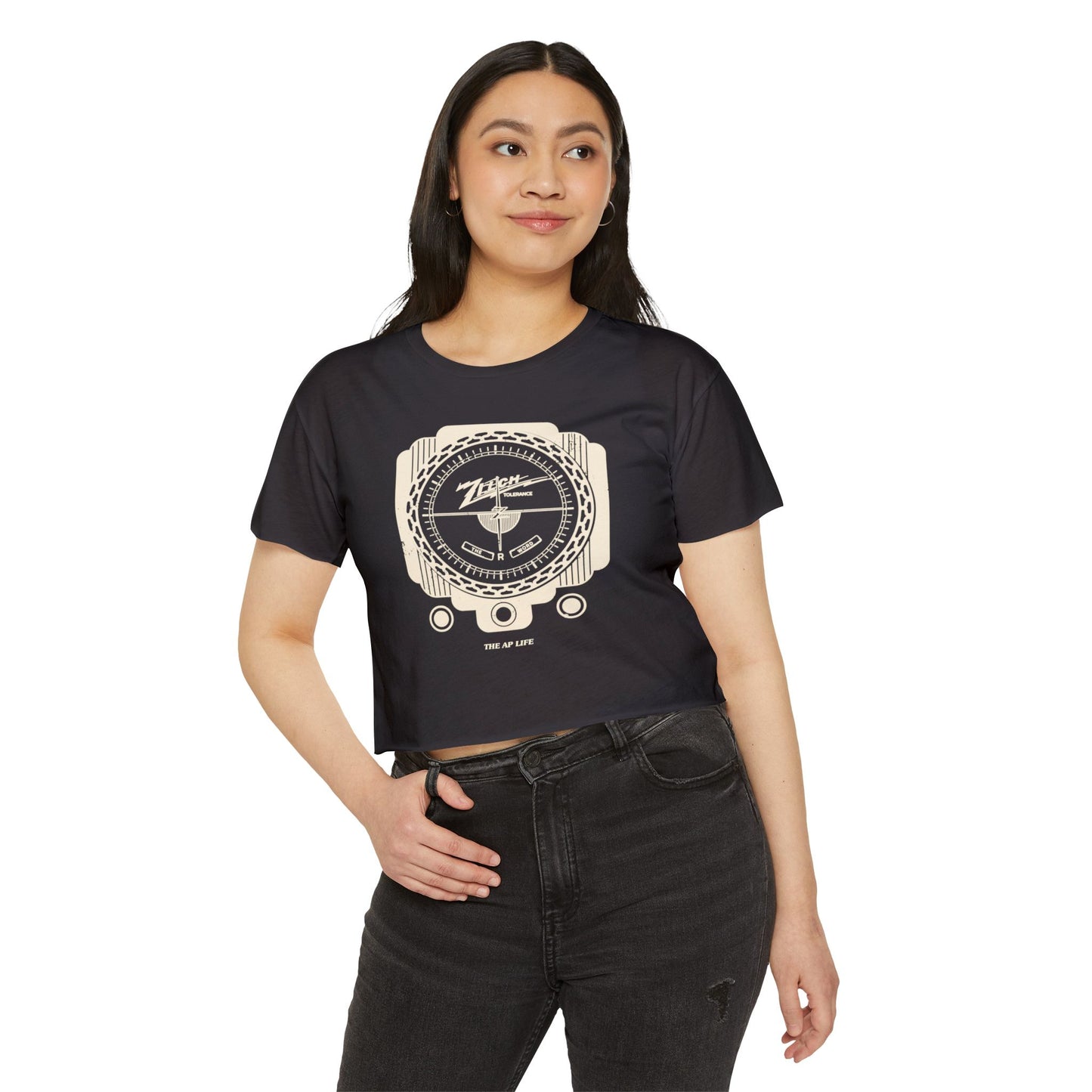 Zilch Tolerance for the R Word - Women's Crop Top Tee