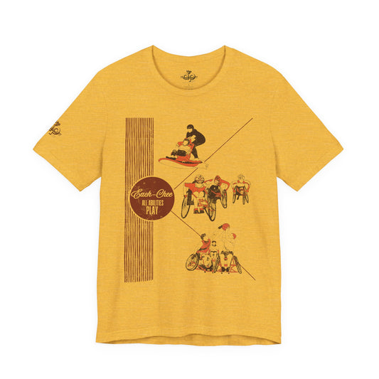 Each-Chee - All Abilities Play - Adult Unisex Jersey Short Sleeve Tee