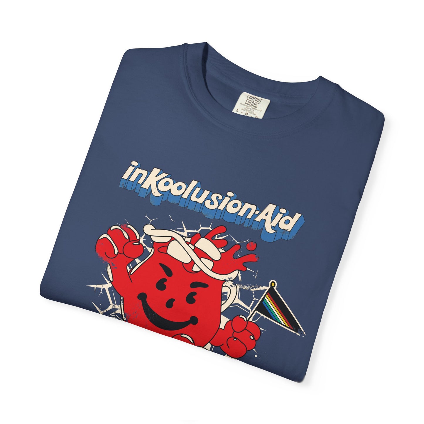 InKoolusion Aid - Breaking Down Barriers to Accessibility & Acceptance - Unisex Garment-Dyed T-shirt