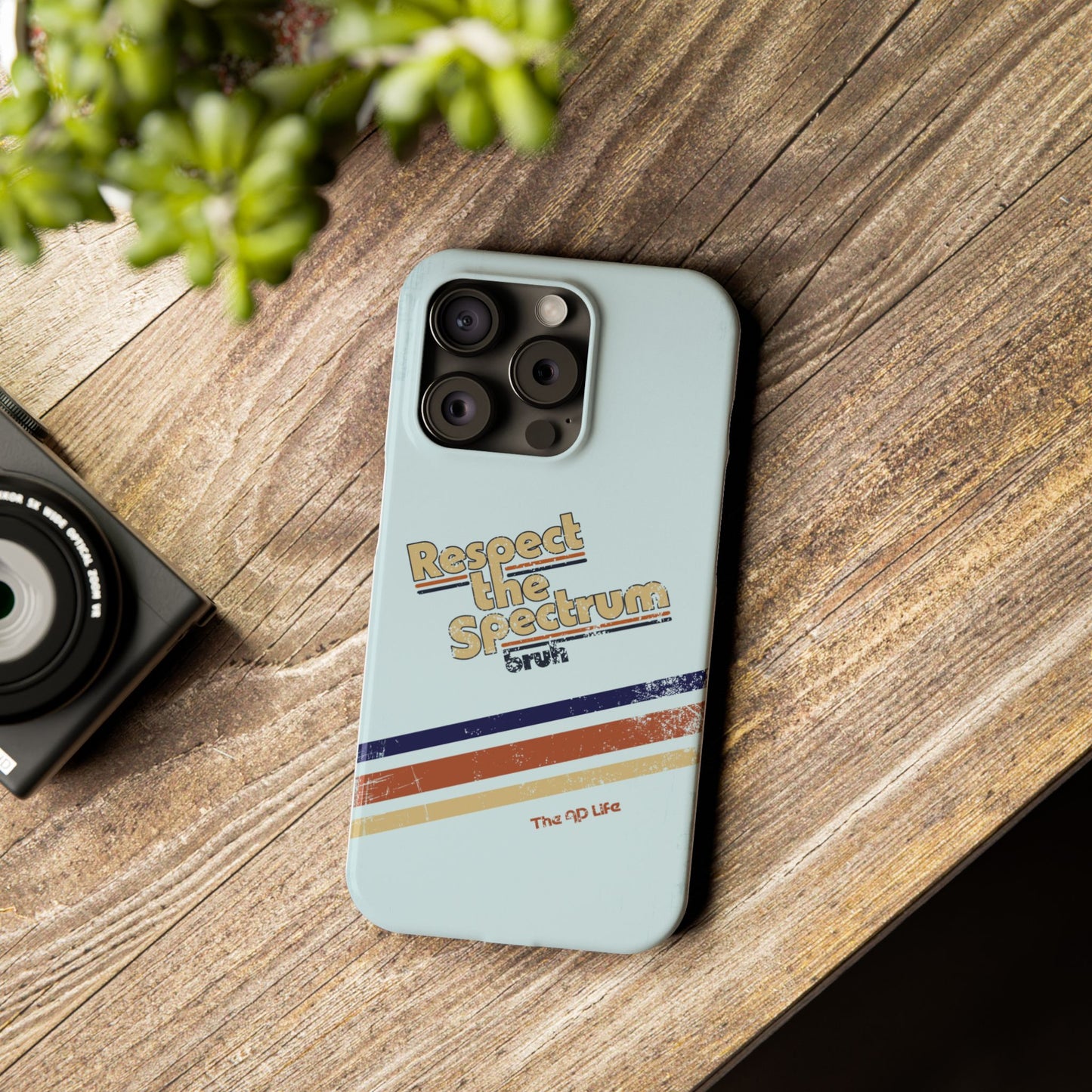 Respect The Spectrum - iPhone Case