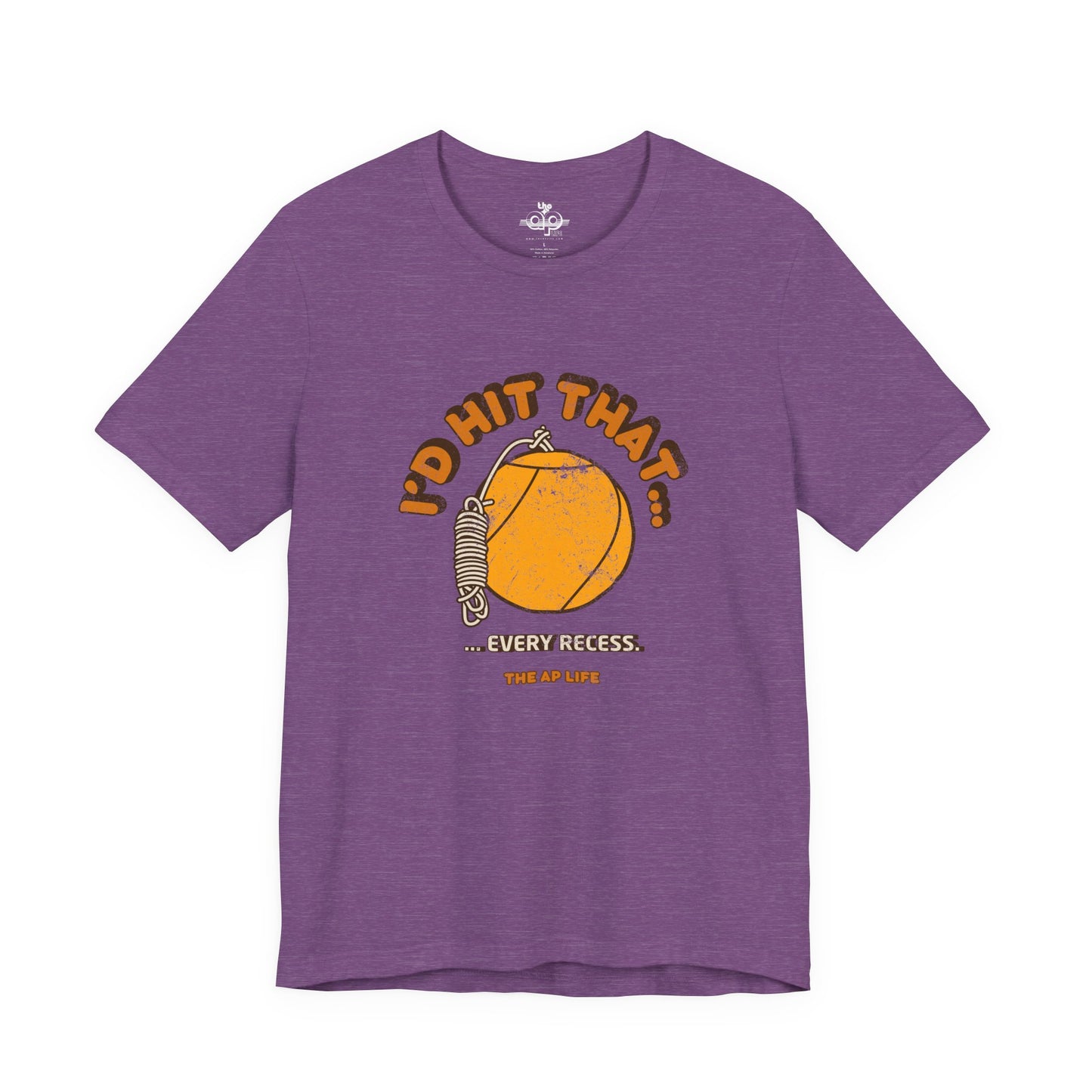 I'd Hit That Every Recess - Adult Unisex Jersey Short Sleeve Tee