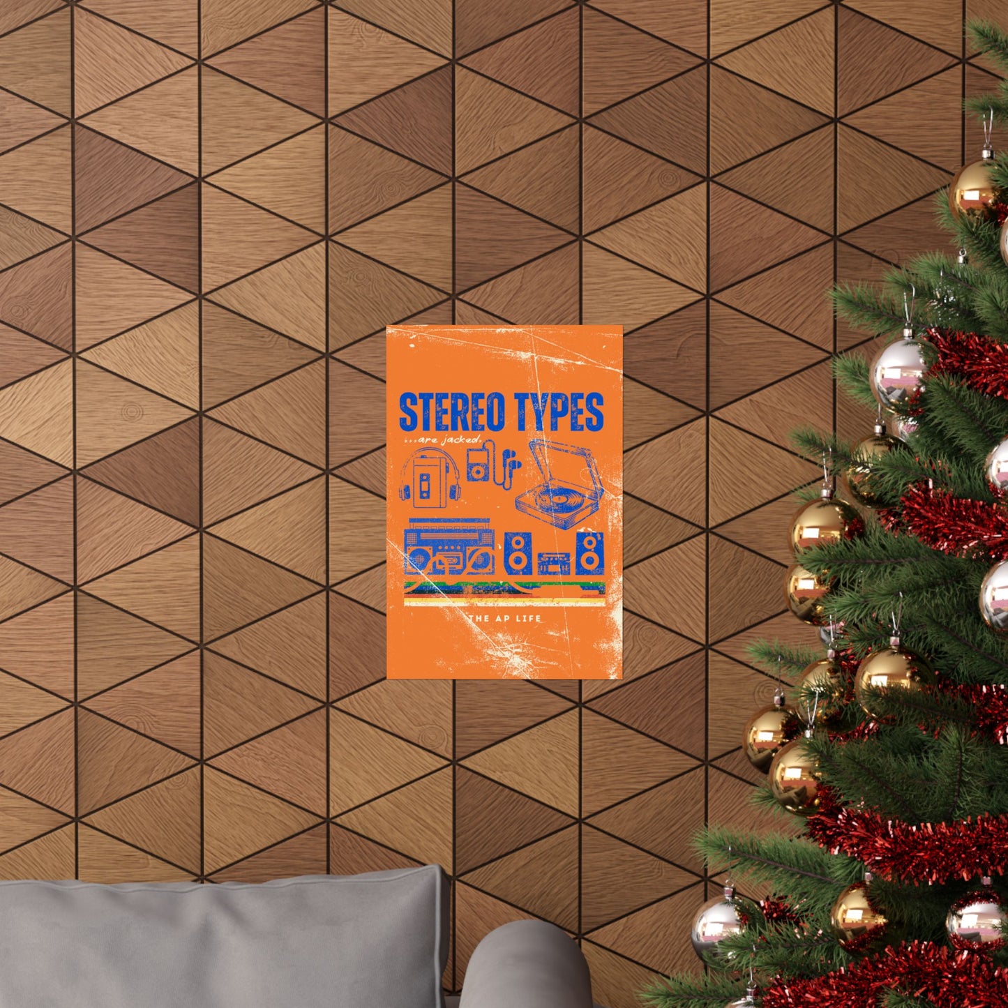 Stereo Types Are Jacked - Vintage Style Matte Poster