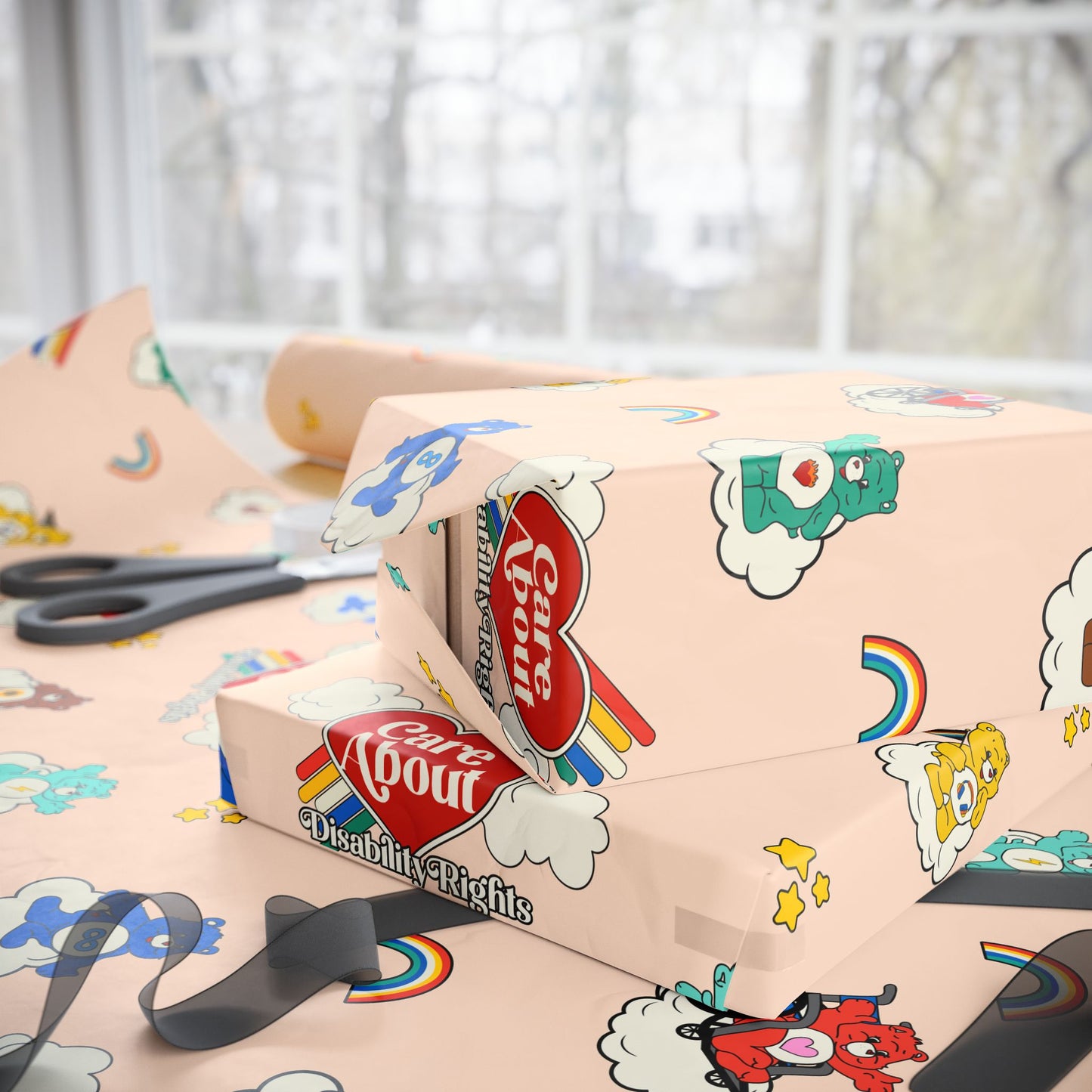 Care About Disability Rights - Wrapping Paper