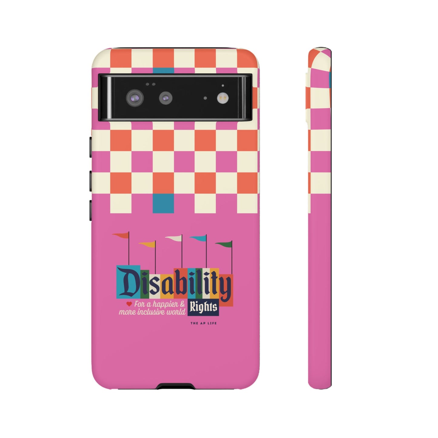 Disability Rights for a Happier & More Inclusive World - Android Phone Case for Google Pixel & Samsung Phones