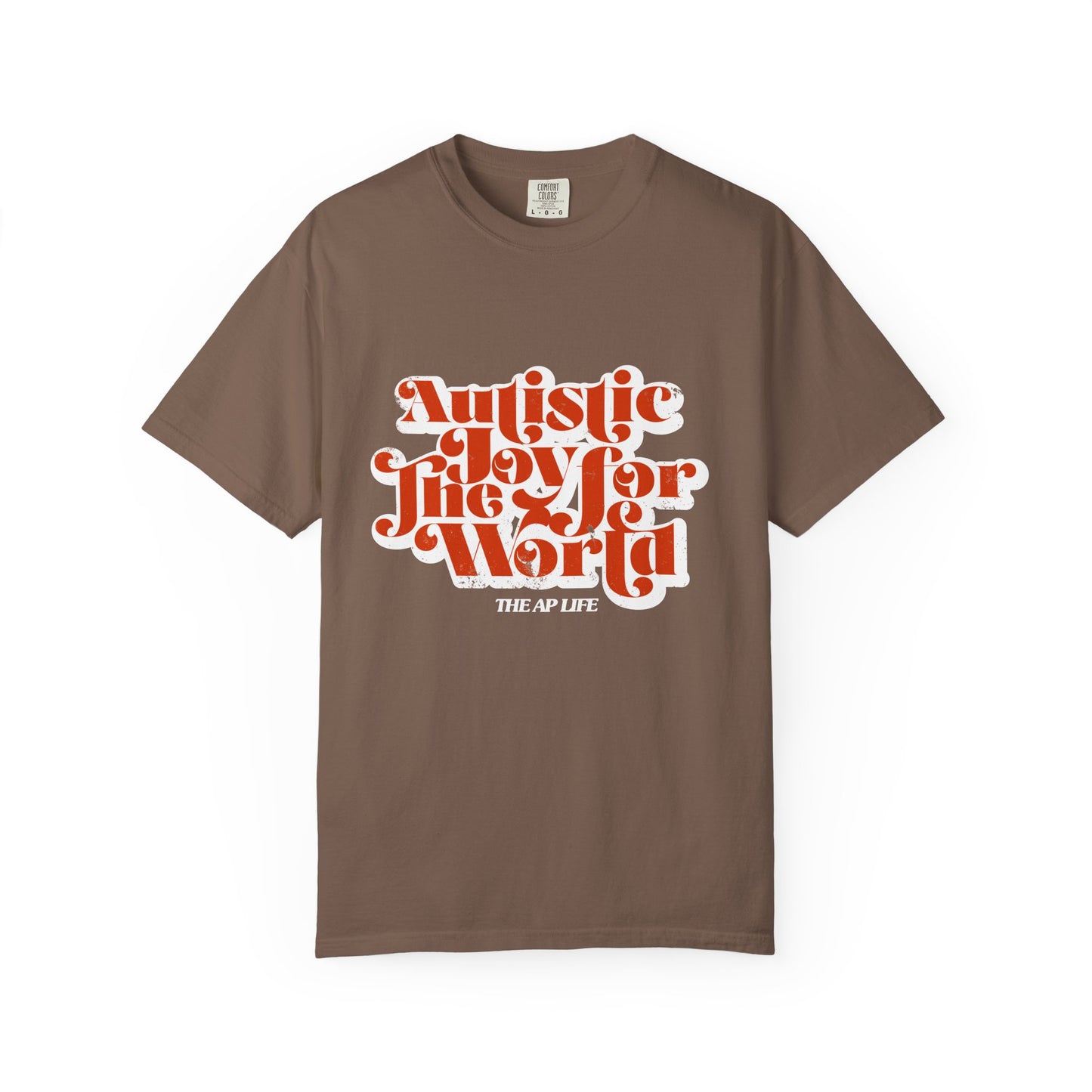 Autistic Joy for the World - Adult Unisex Garment-Dyed T-shirt