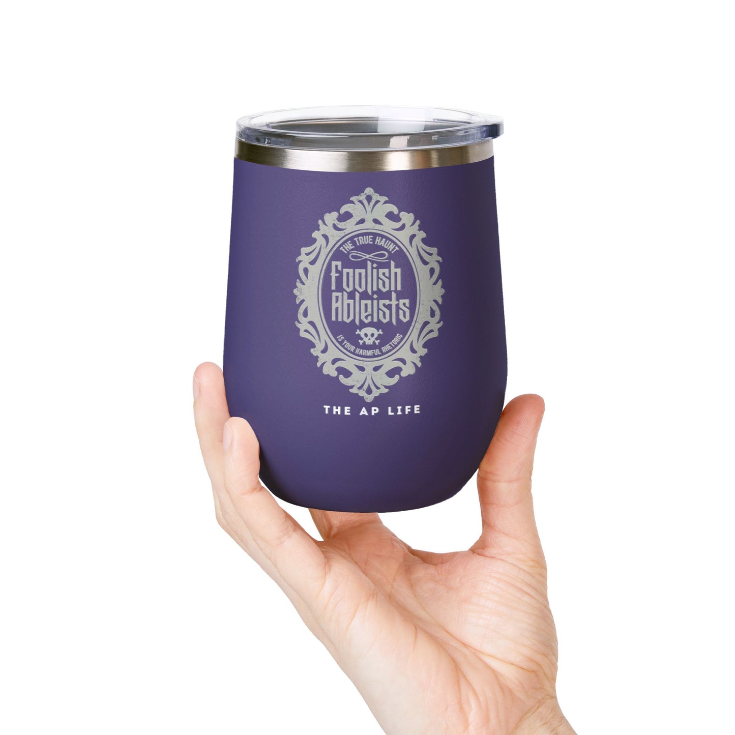 Foolish Ableists - The True Haunt is Your Harmful Rhetoric - Insulated 20oz Tumbler