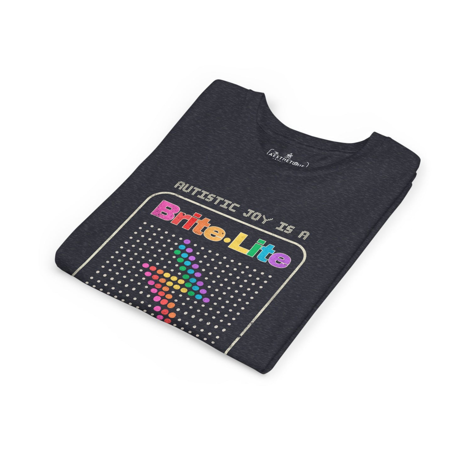 Autistic Joy is a Brite Lite - Youth Unisex Jersey Tee