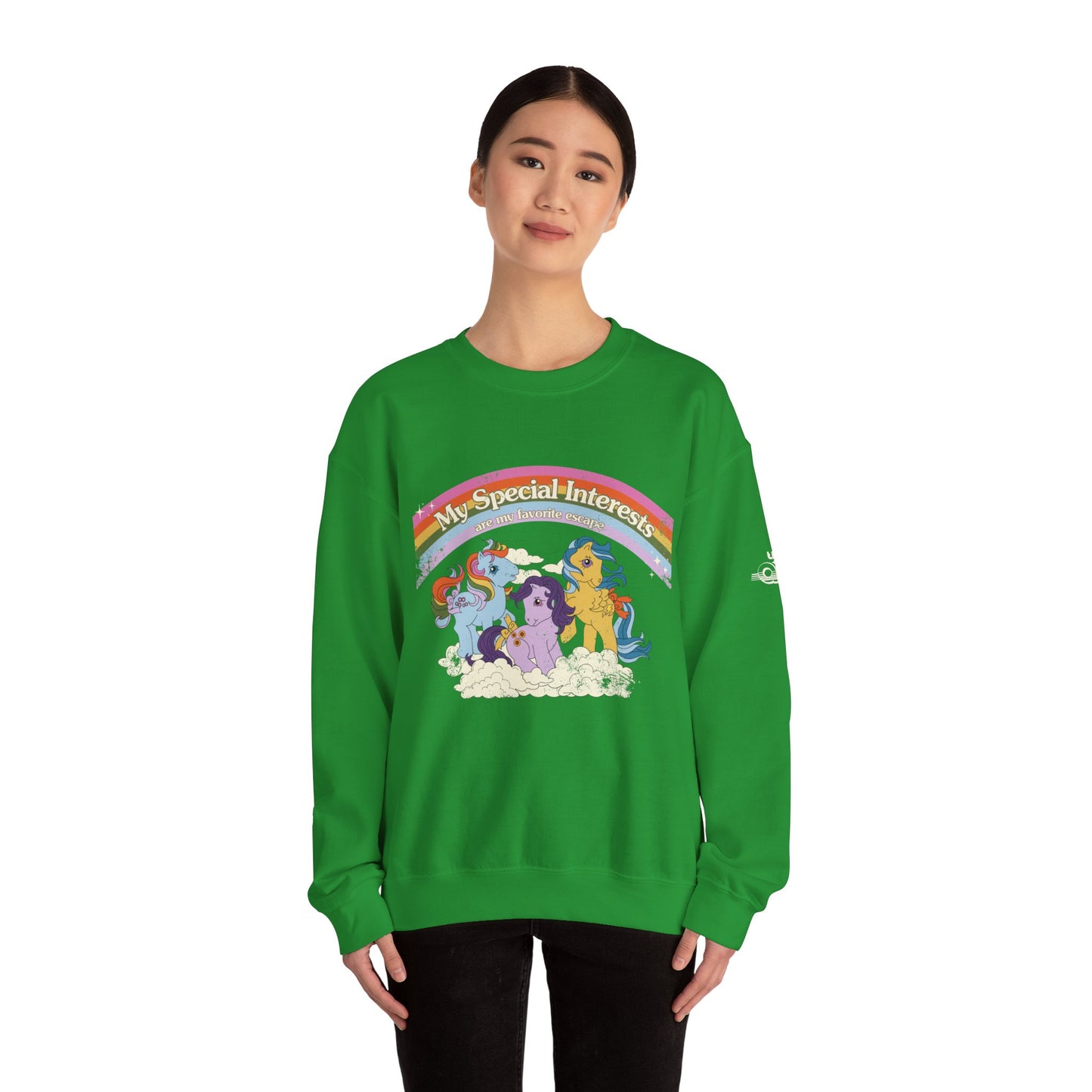 My Special Interests are my Favorite Escape - Adult Unisex Heavy Blend™ Crewneck Sweatshirt