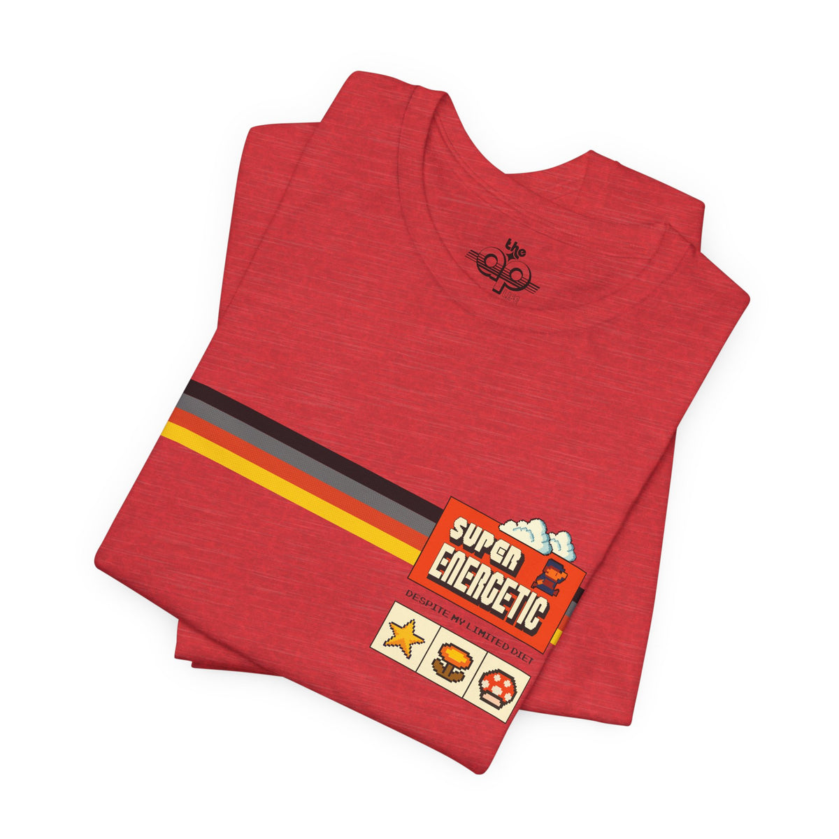 Super Energetic Despite My Limited Diet - Adult Unisex Jersey Short Sleeve Tee