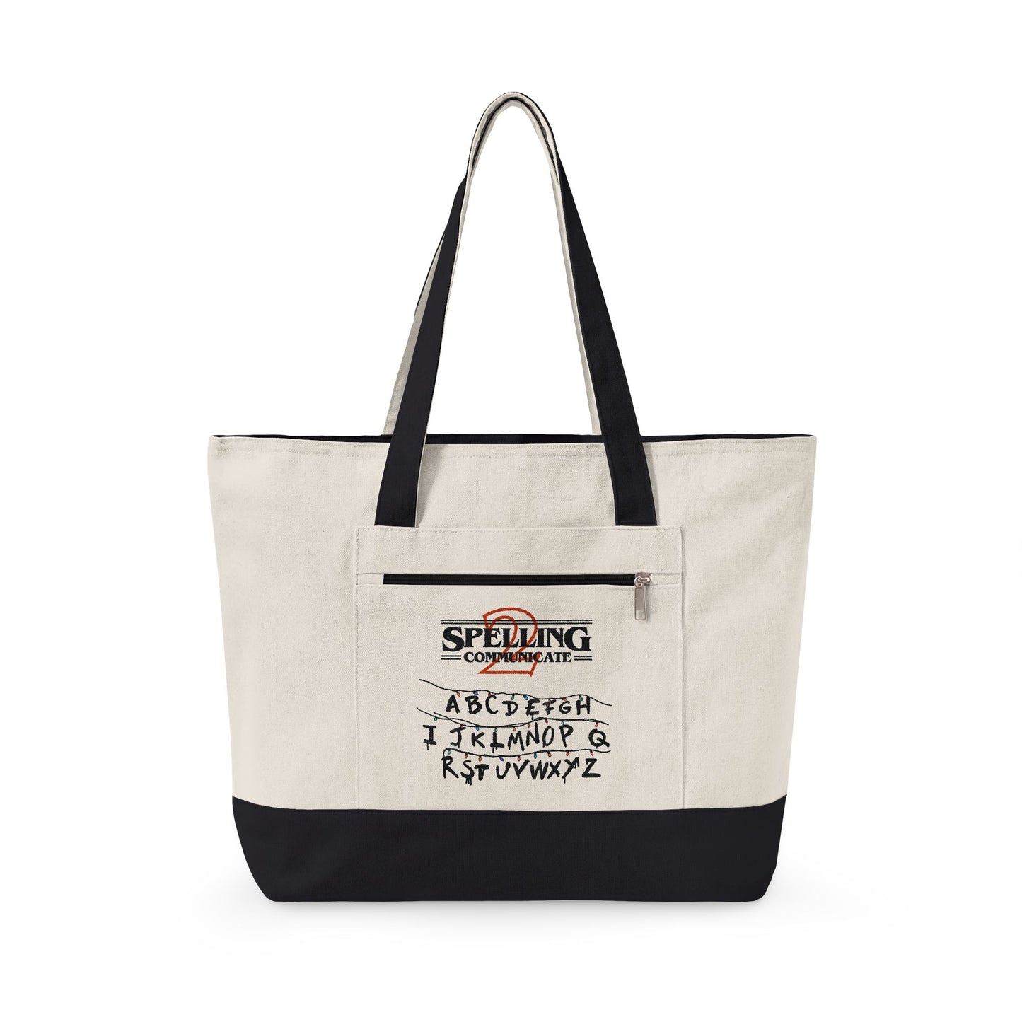 Spelling 2 Communicate - Zippered Canvas Tote
