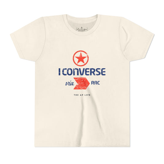 I Converse Via AAC - Youth Unisex Jersey Tee