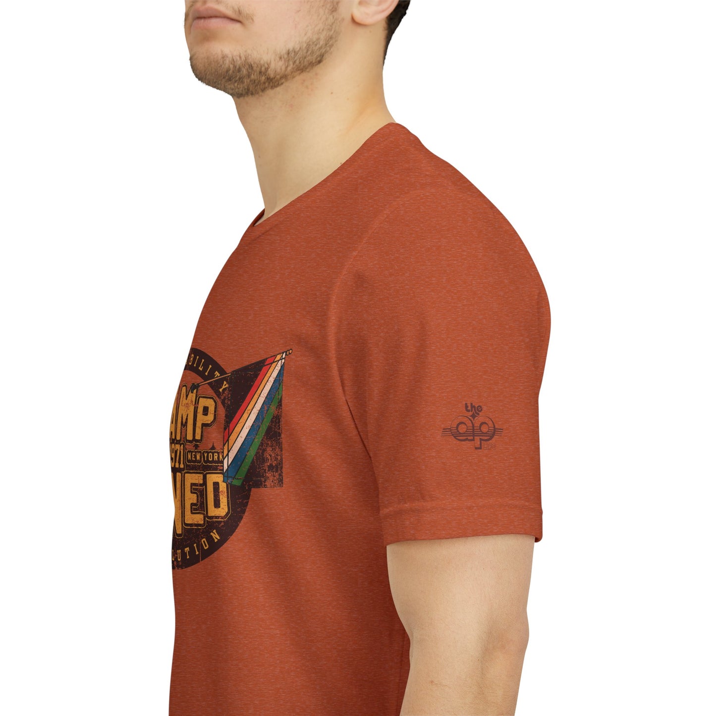 Camp Jened 1971 - A Disability Revolution - Adult Unisex Jersey Short Sleeve Tee
