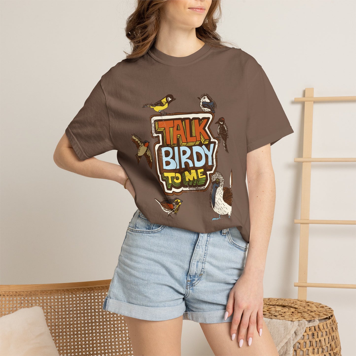 Talk Birdy to Me - Adult Unisex Garment-Dyed T-shirt