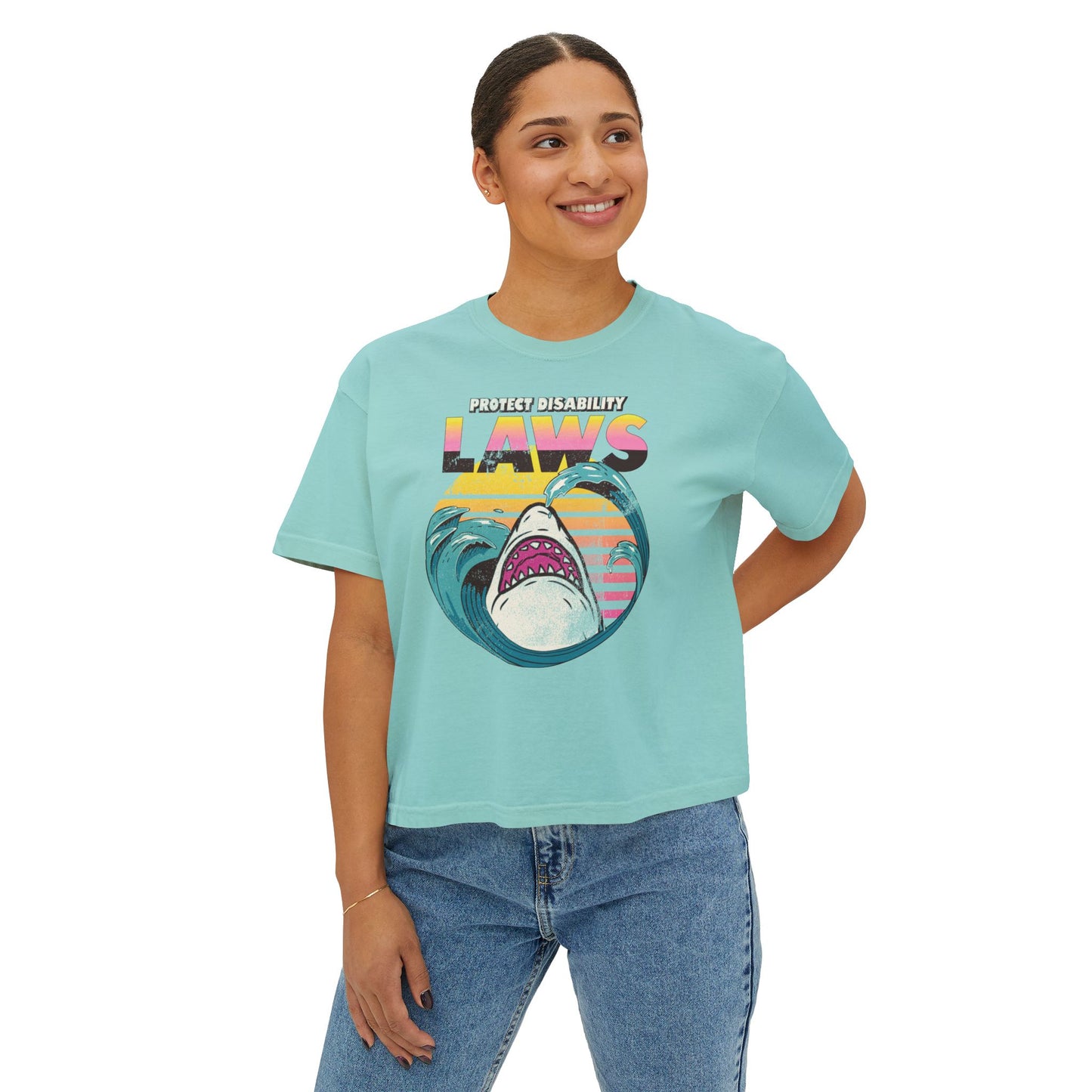 Protect Disability Laws - Women's Boxy Tee