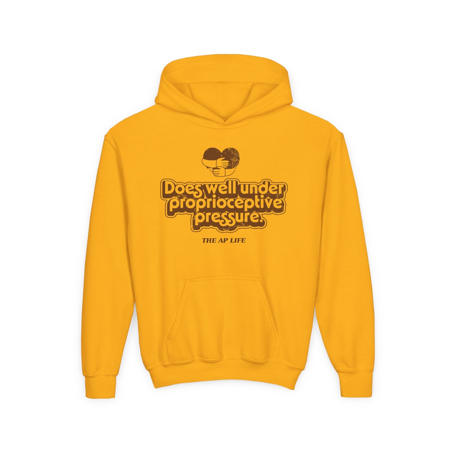 Does Well Under Proprioceptive Pressure - Sensory Input - Youth Heavy Blend Hooded Sweatshirt