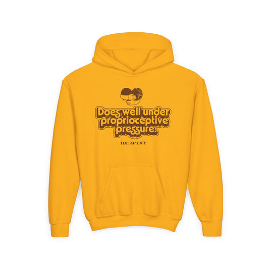 Does Well Under Proprioceptive Pressure - Sensory Input - Youth Heavy Blend Hooded Sweatshirt