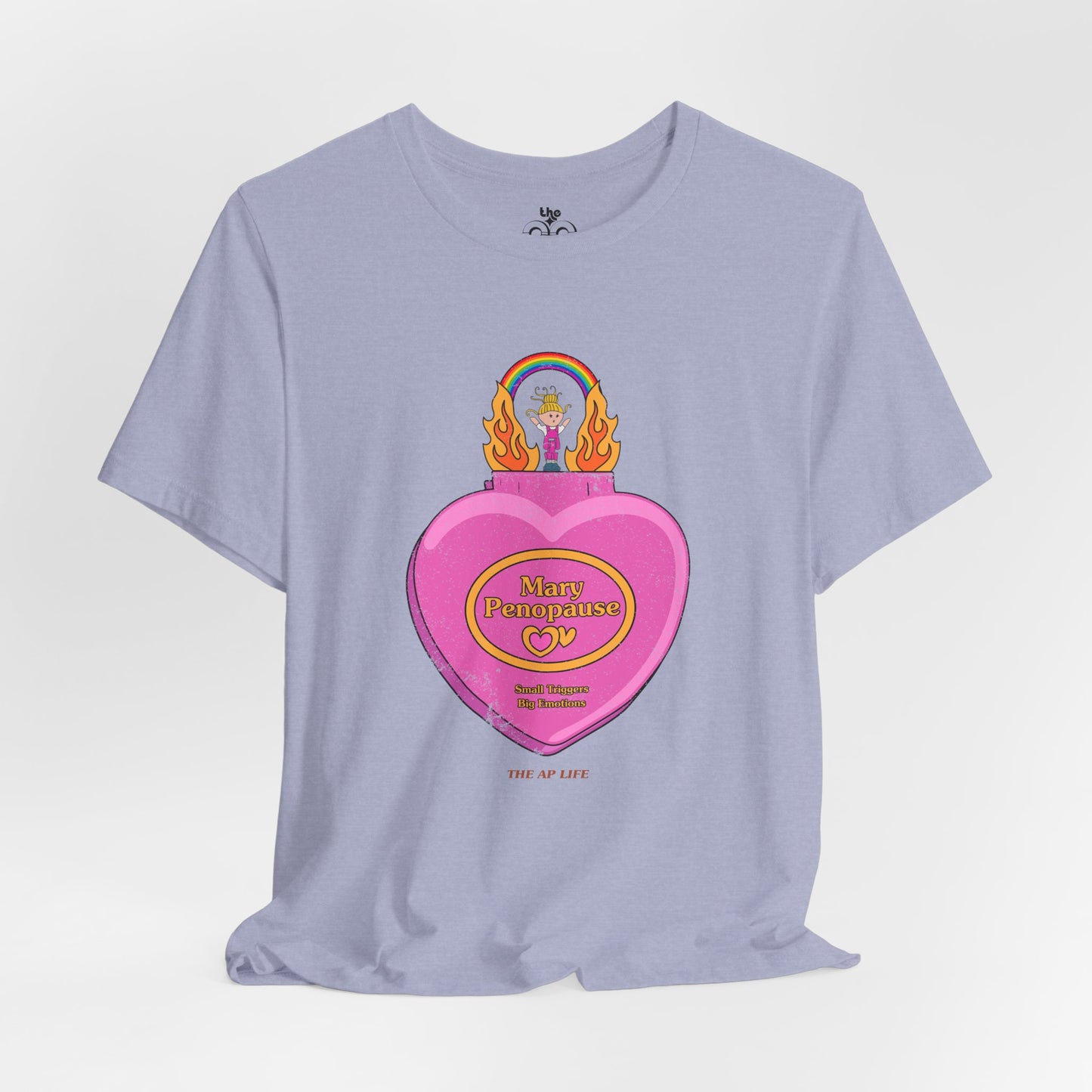 Mary Penopause - Small Triggers, Big Emotions - Adult Unisex Jersey Short Sleeve Tee