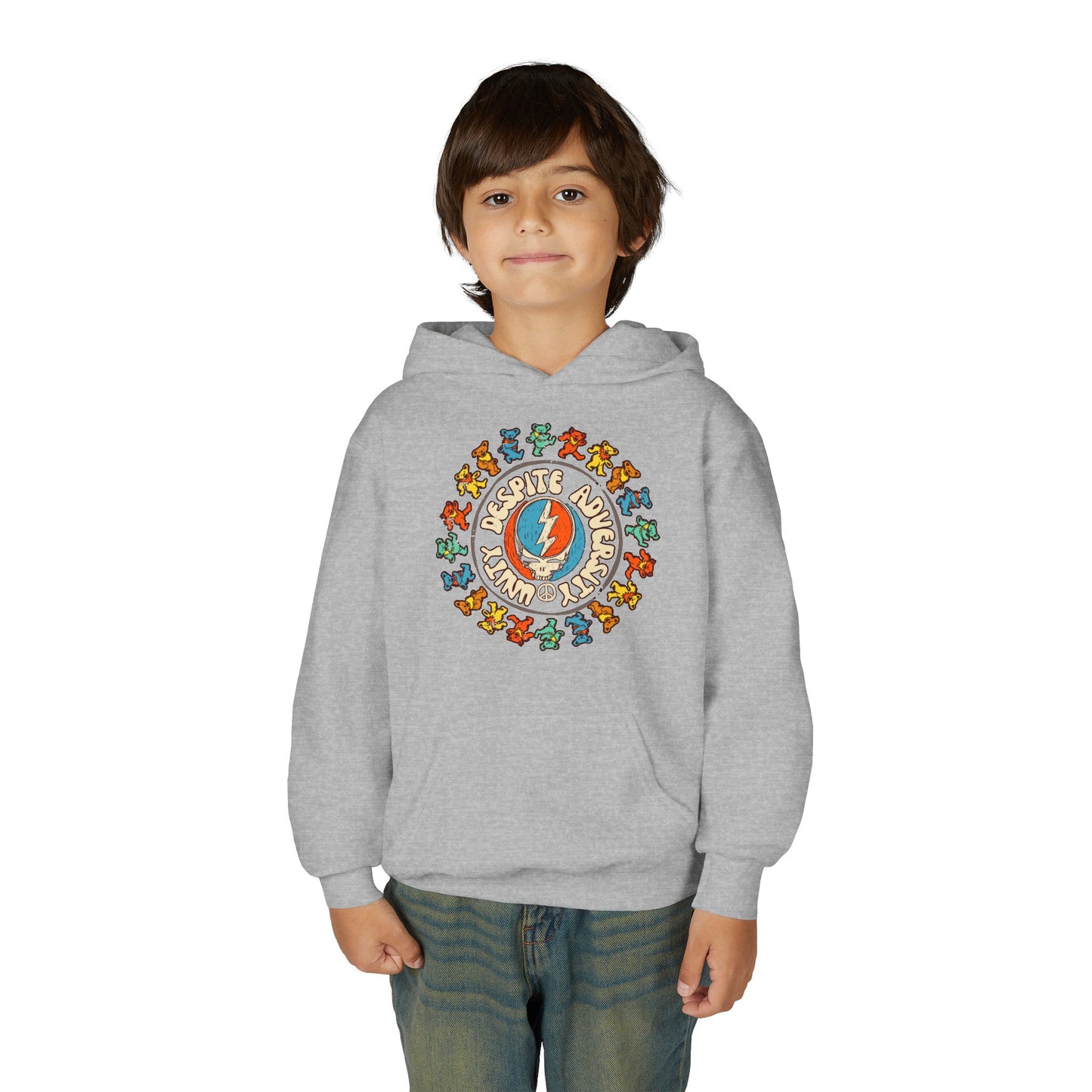 Unity Despite Adversity - Youth Heavy Blend Hooded Sweatshirt