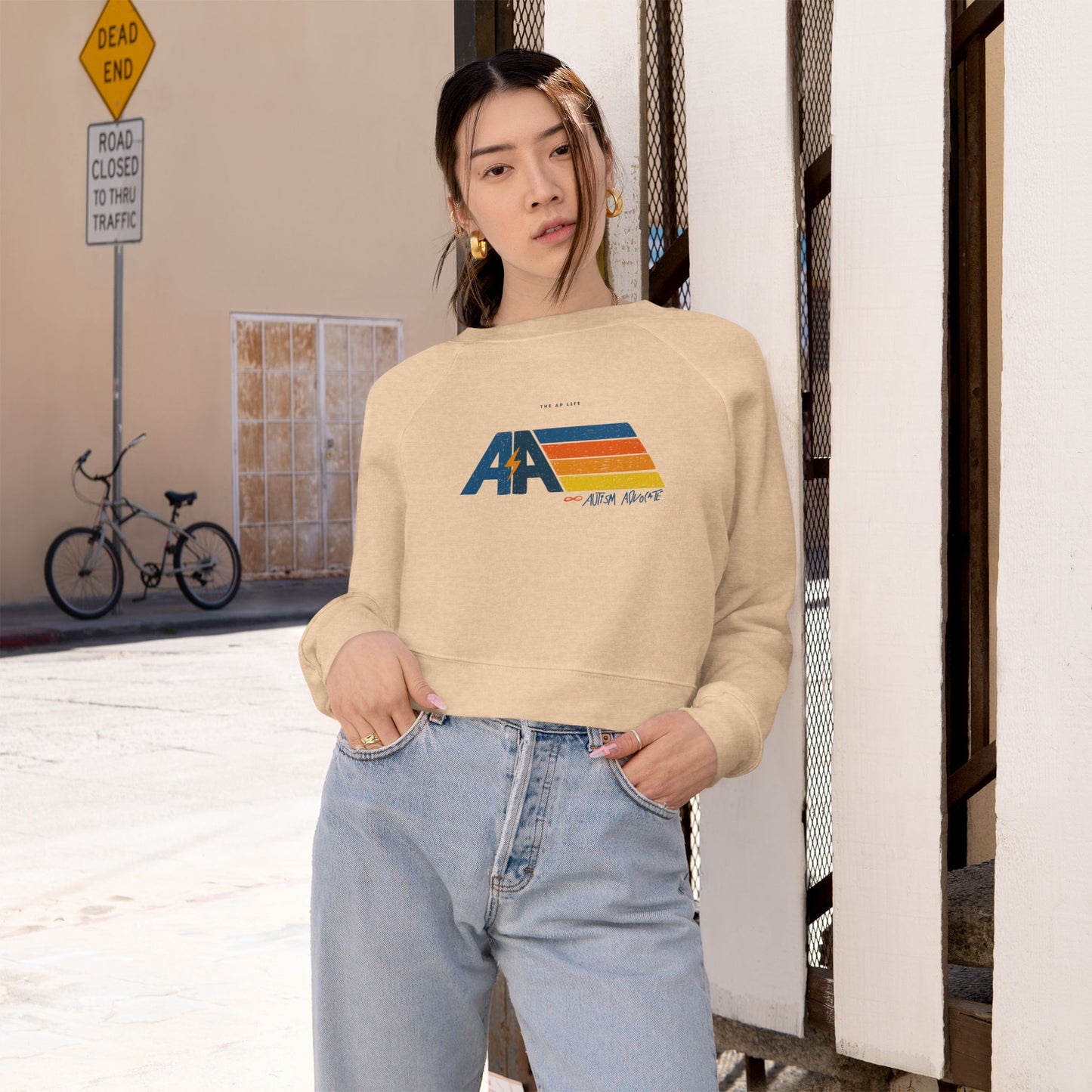 Autism Advocate - Women's Cropped Fleece Pullover
