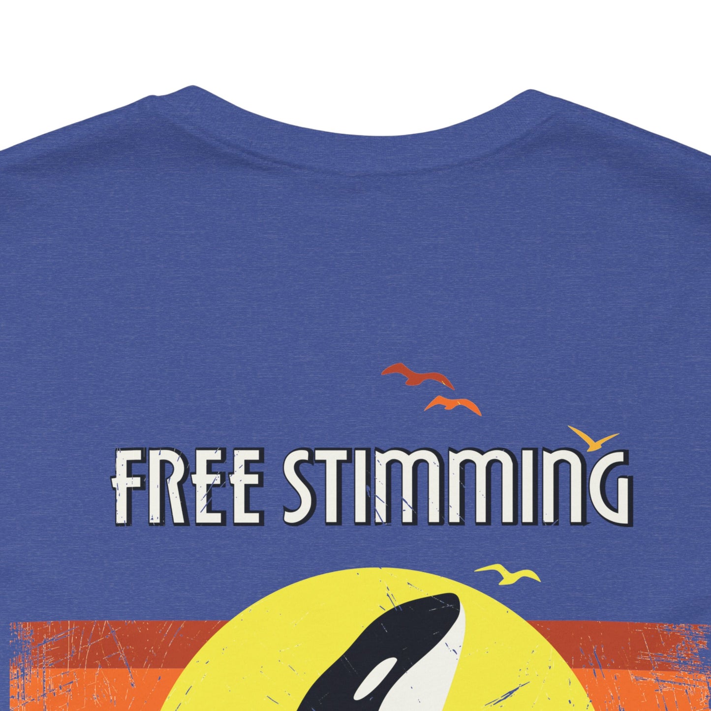 Free Stimming - Orca - Adult Unisex Jersey Short Sleeve Tee