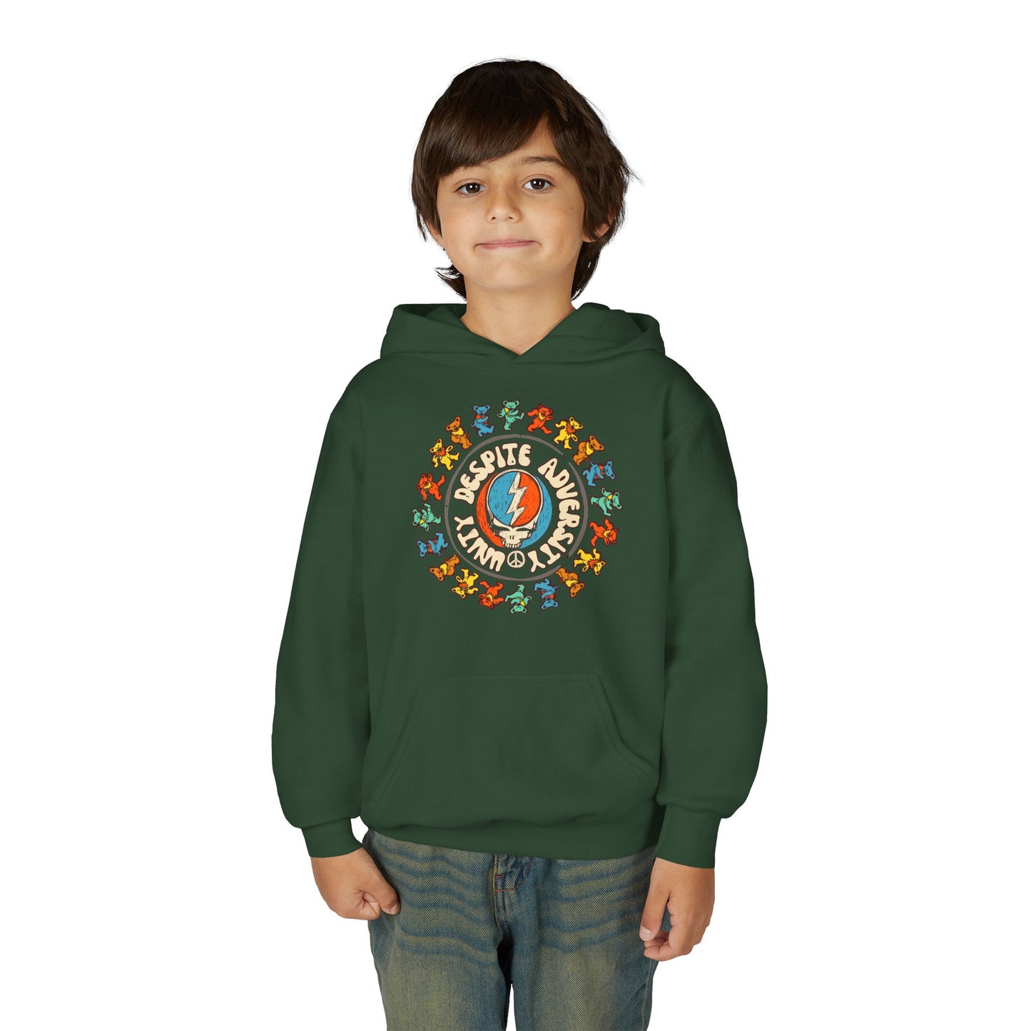 Unity Despite Adversity - Youth Heavy Blend Hooded Sweatshirt