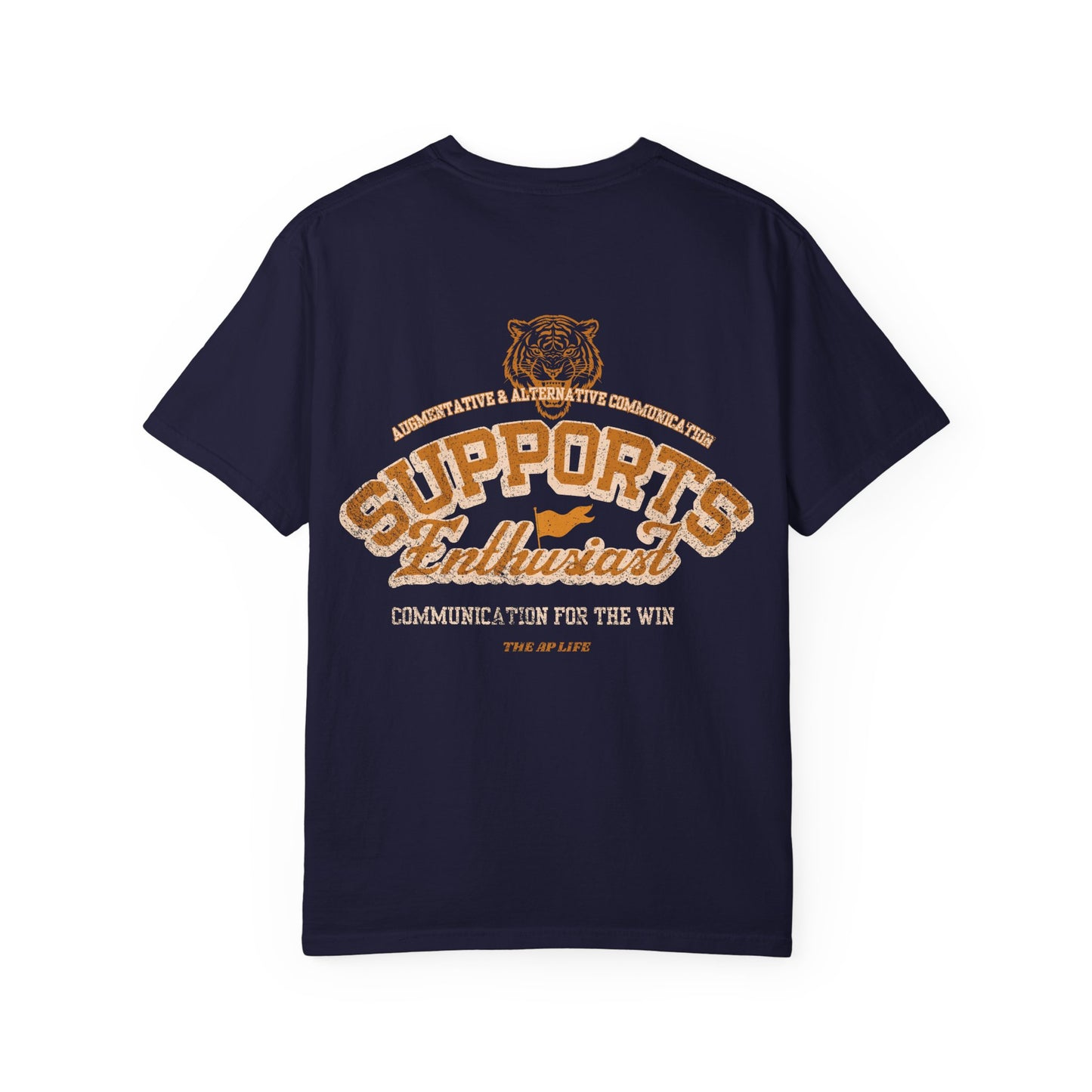 AAC Supports Team Enthusiast - Communication for the Win - Adult Unisex Tee