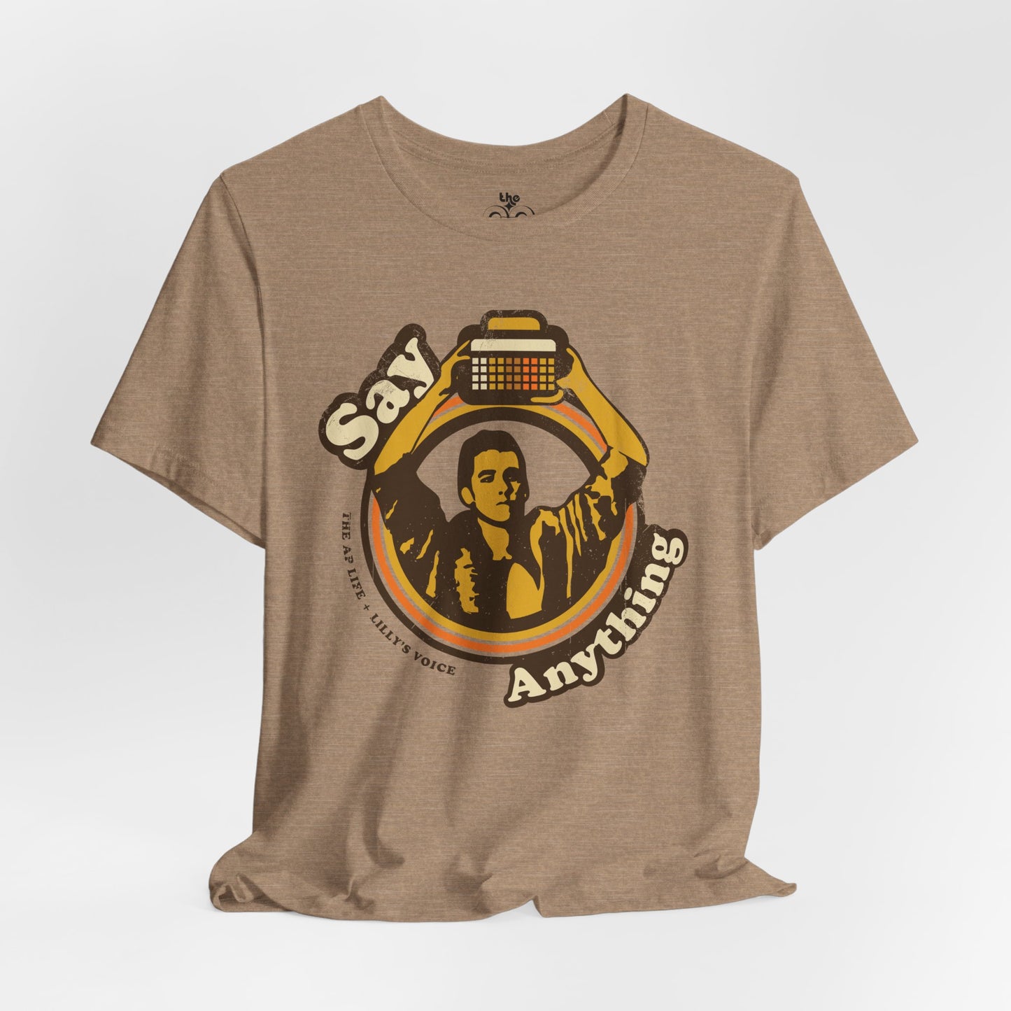 Say Anything AAC - Lilly's Voice Collab - Adult Unisex Jersey Short Sleeve Tee