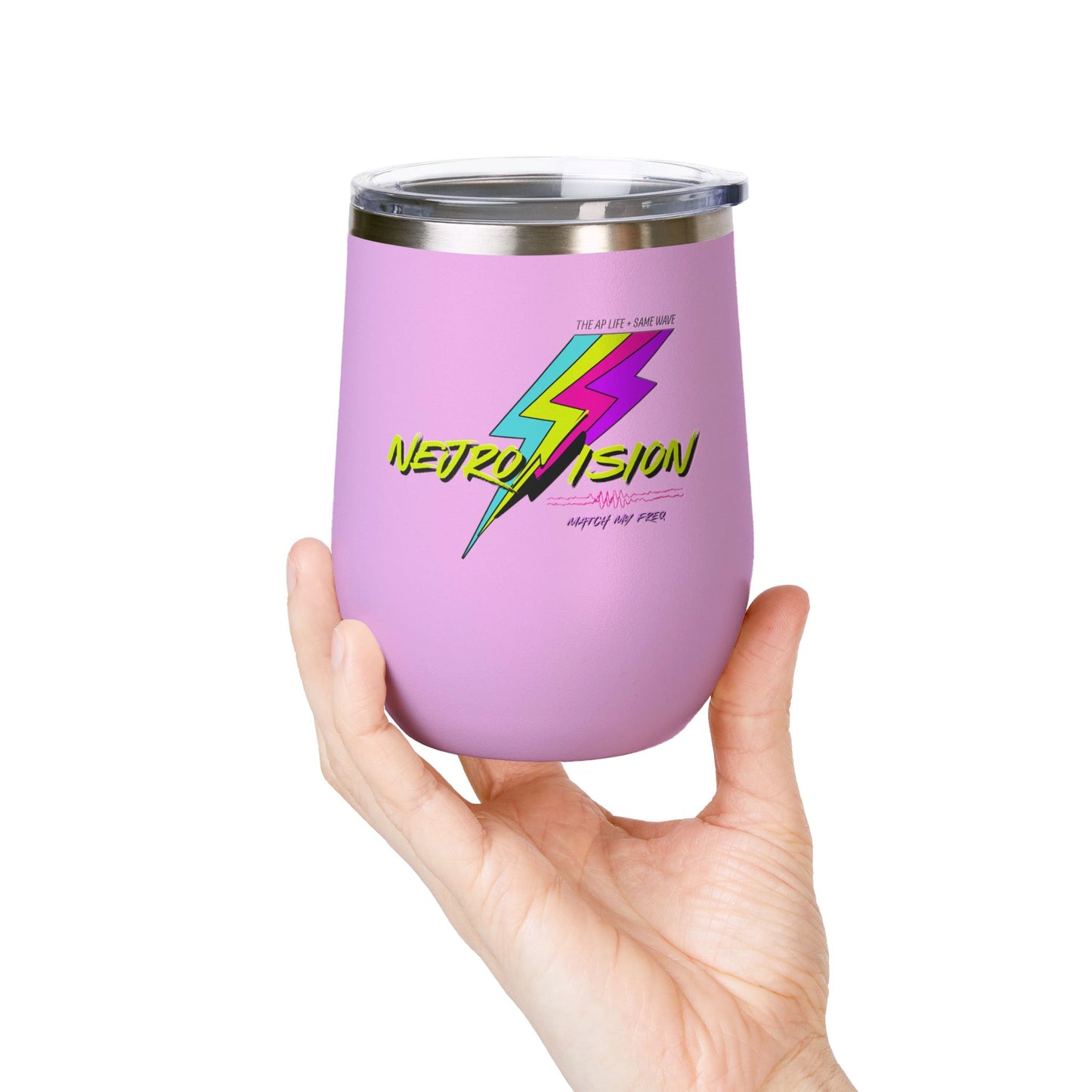 Neurovision - Match my Freq - Epilepsy Awareness - 12oz Insulated Tumbler