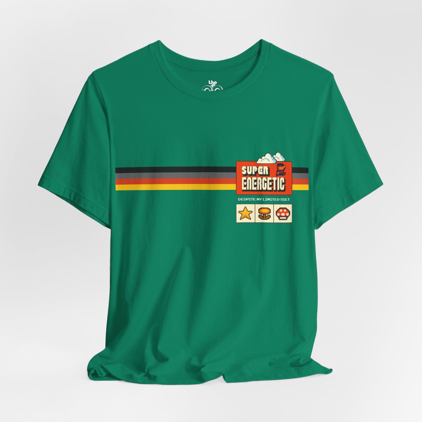 Super Energetic Despite My Limited Diet - Adult Unisex Jersey Short Sleeve Tee