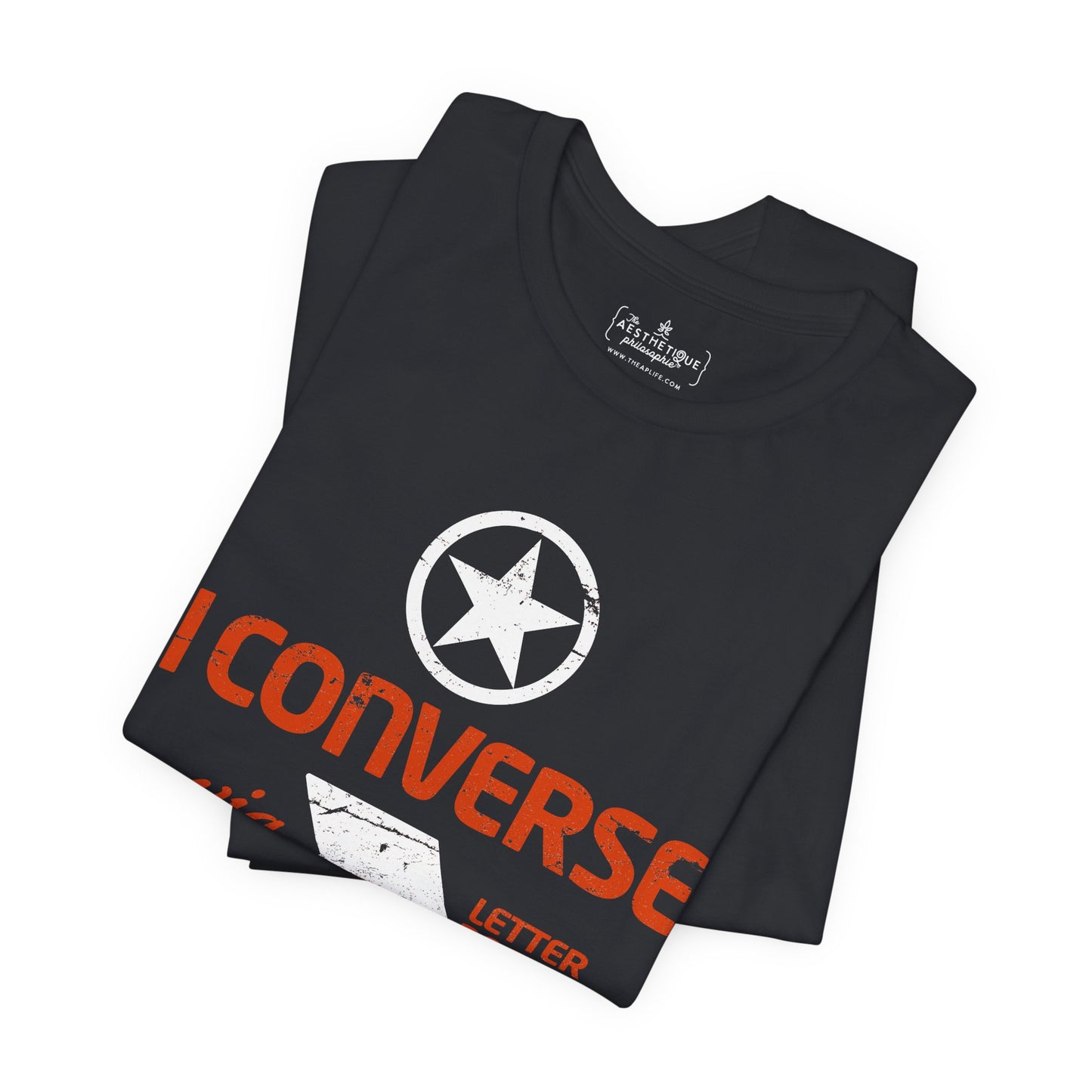 I Converse Via Letterboard - Unisex Jersey Short Sleeve Tee