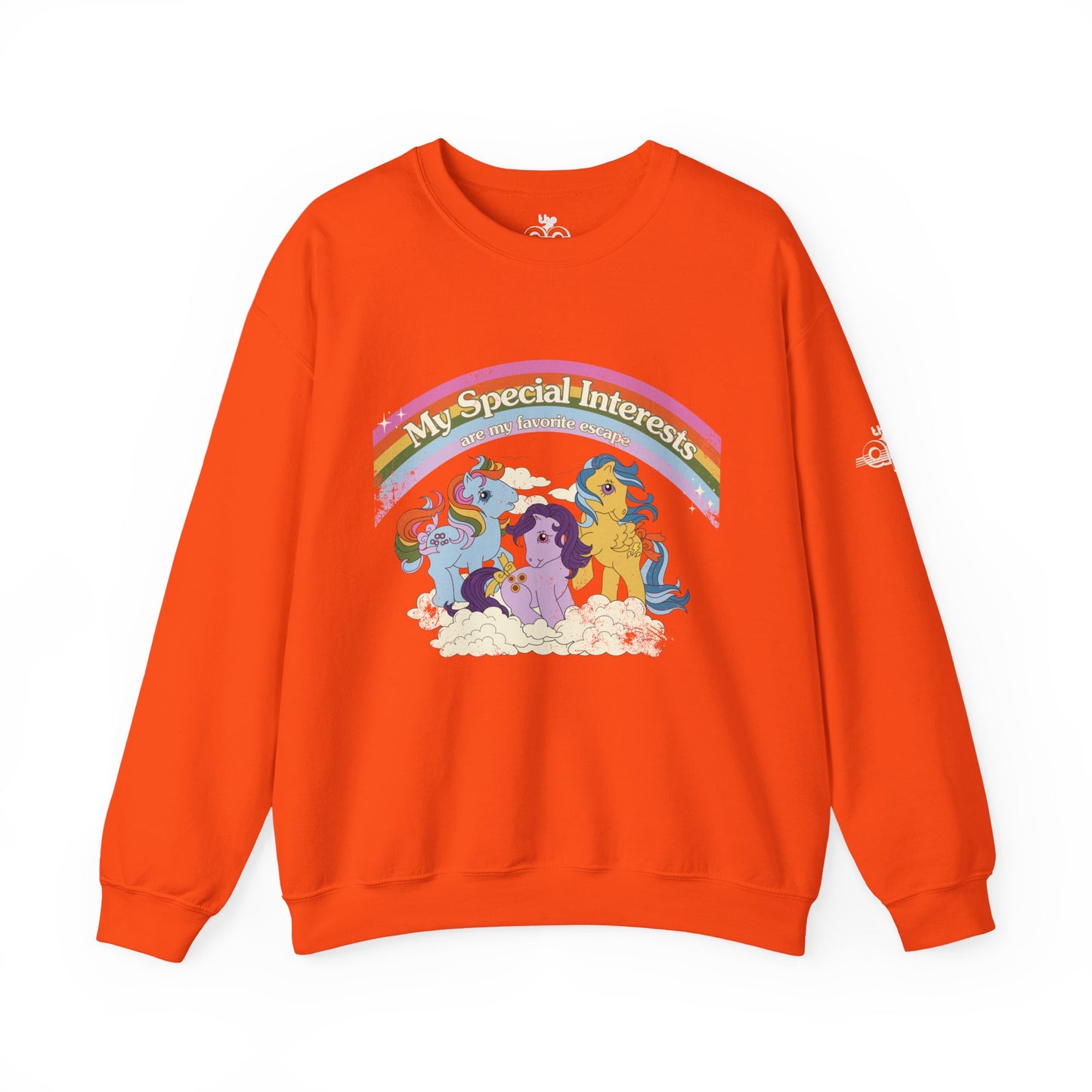 My Special Interests are my Favorite Escape - Adult Unisex Heavy Blend™ Crewneck Sweatshirt