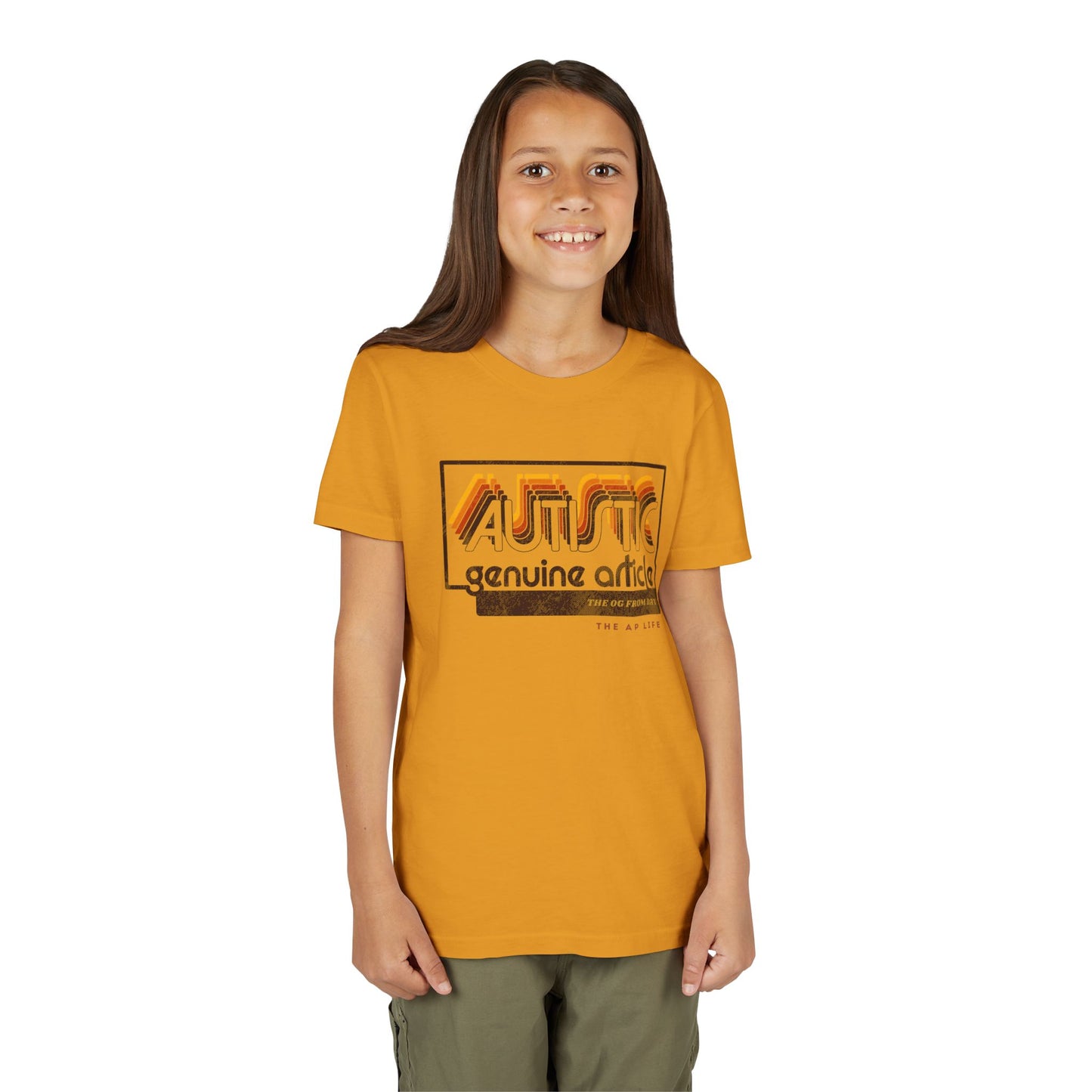 Autistic - Genuine Article - The OG Since Day 1 - Youth Unisex Jersey Tee