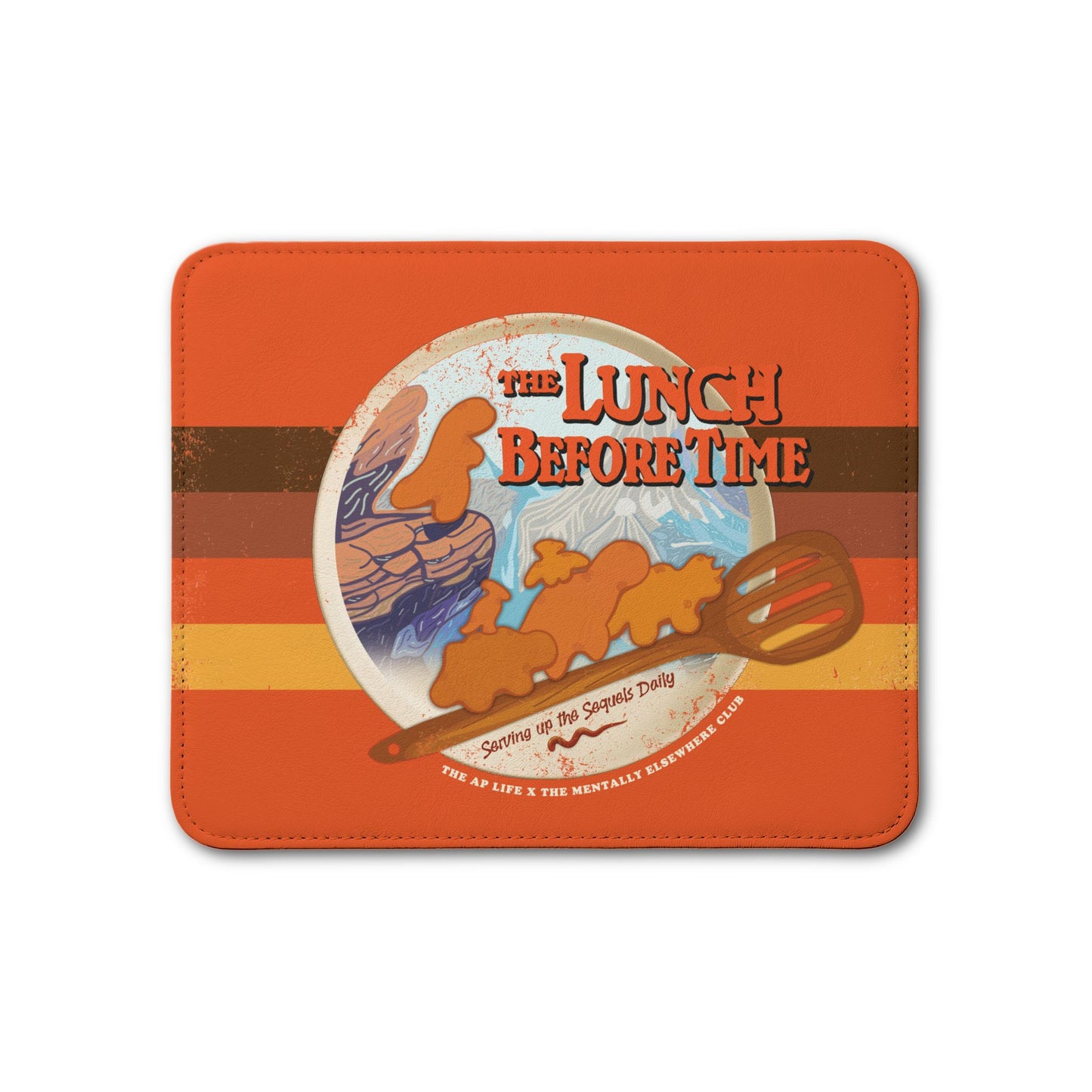 The Lunch Before Time - Serving Up The Sequels Daily - Collab Design with TMEC - Leather Placemat