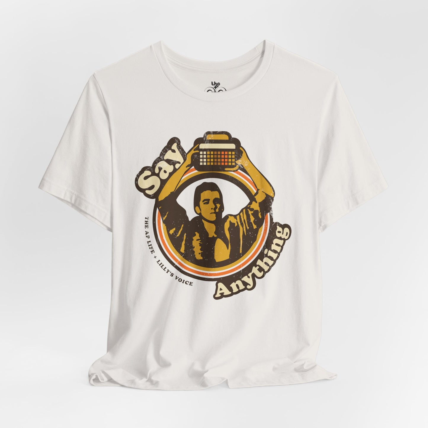 Say Anything AAC - Lilly's Voice Collab - Adult Unisex Jersey Short Sleeve Tee