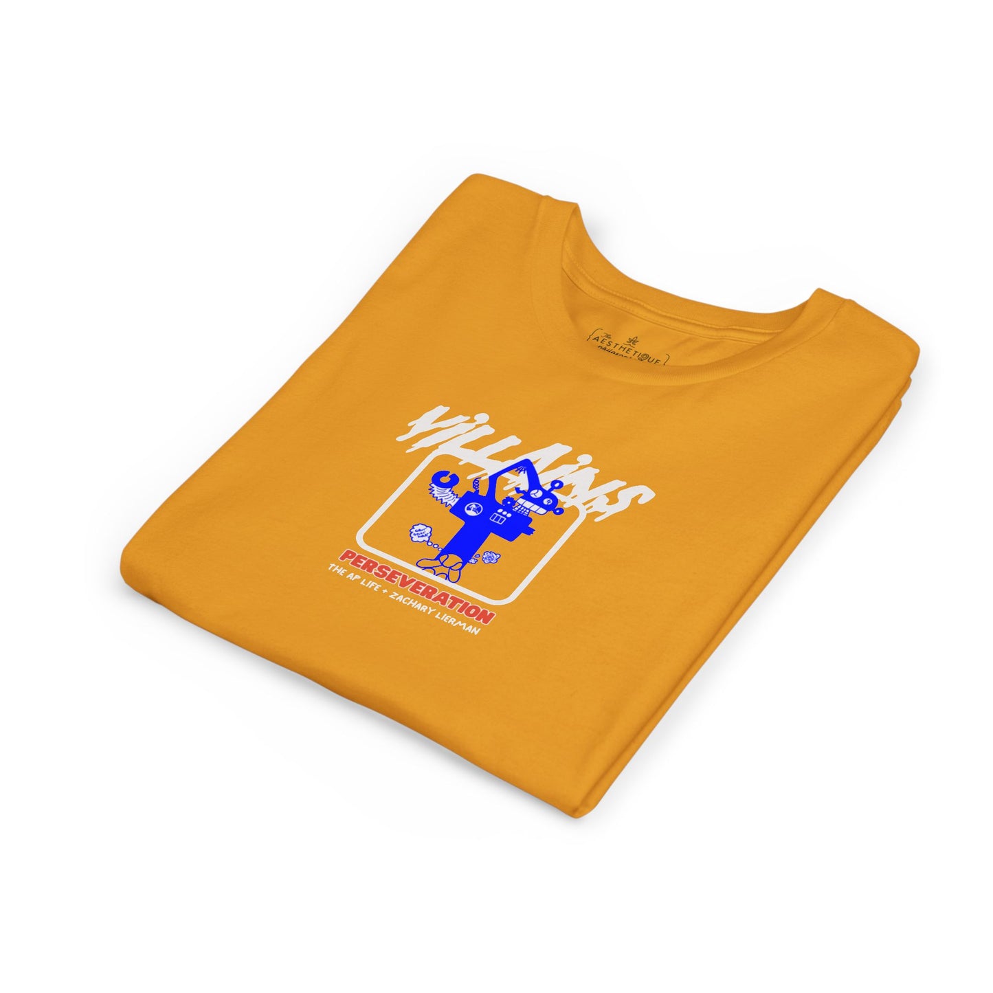 Villains of The Autistic Community Series - Perseveration - Broken Robot - Zachary Lierman - Youth Unisex Jersey Tee