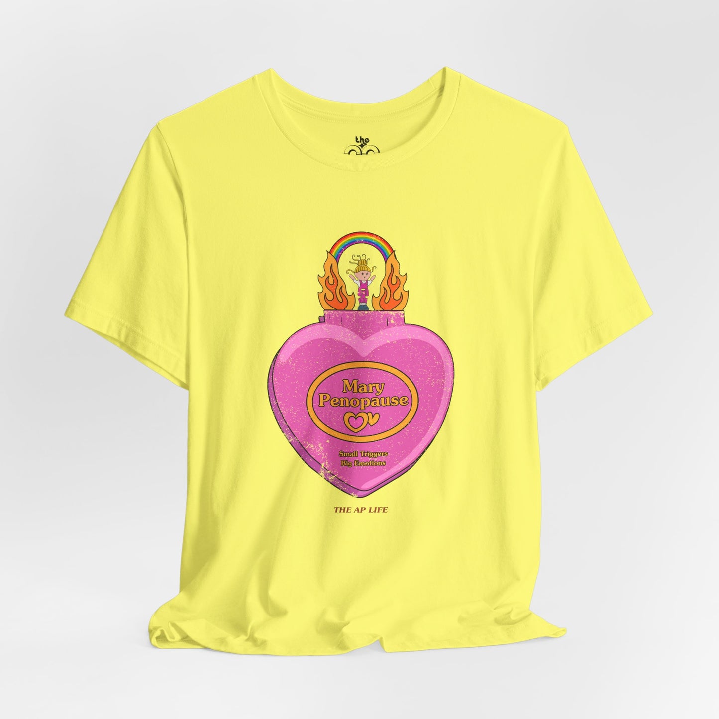 Mary Penopause - Small Triggers, Big Emotions - Adult Unisex Jersey Short Sleeve Tee