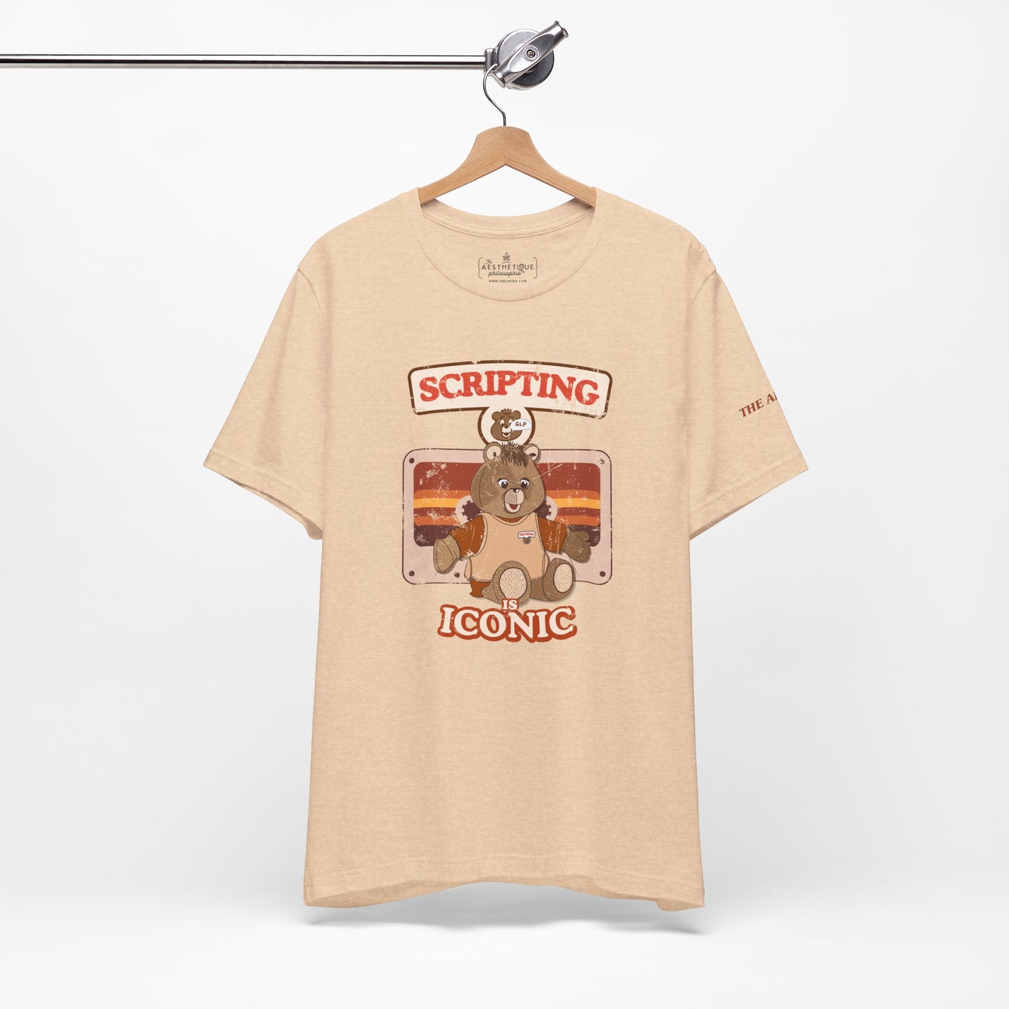 Scripting is Iconic - GLP - Teddy RecSpin - Adult Unisex Jersey Tee