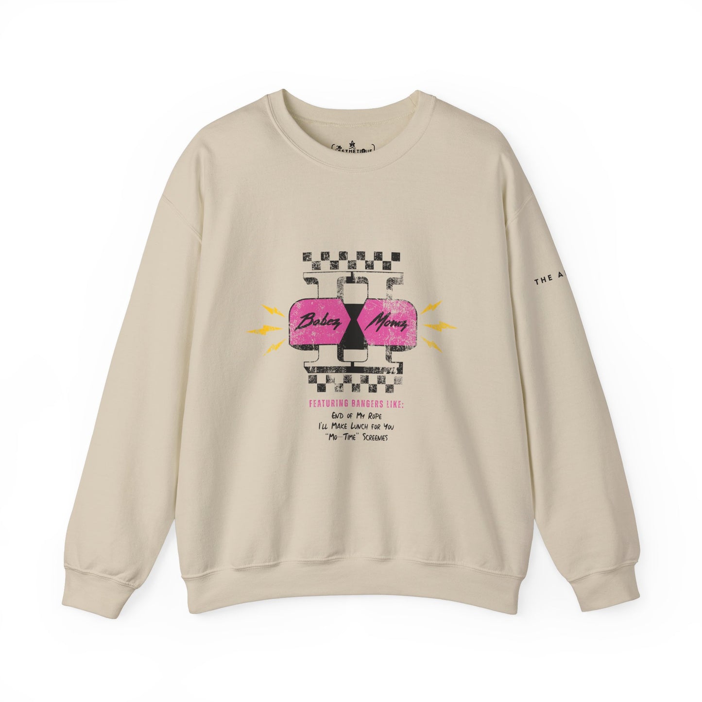 Babez II Momz 90s Music Throwback - Unisex Crewneck Sweatshirt