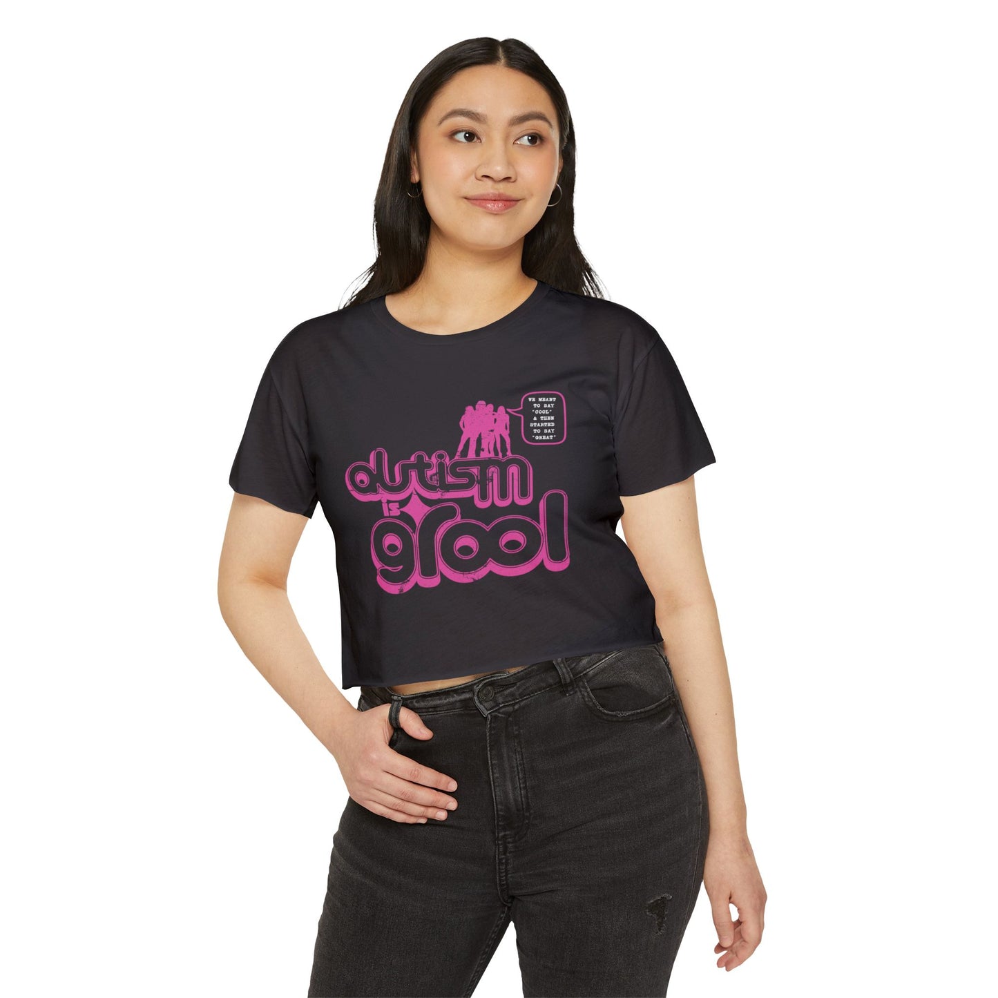 Autism is Grool - Mean Girls' Style - Women's Festival Crop Top